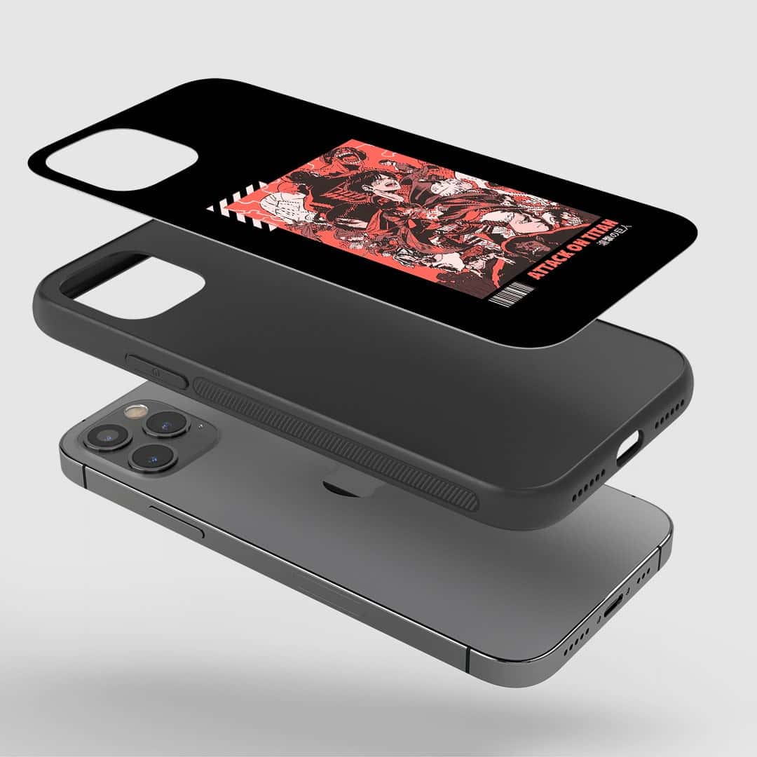 Attack On Titan Silicone Armored Phone Case