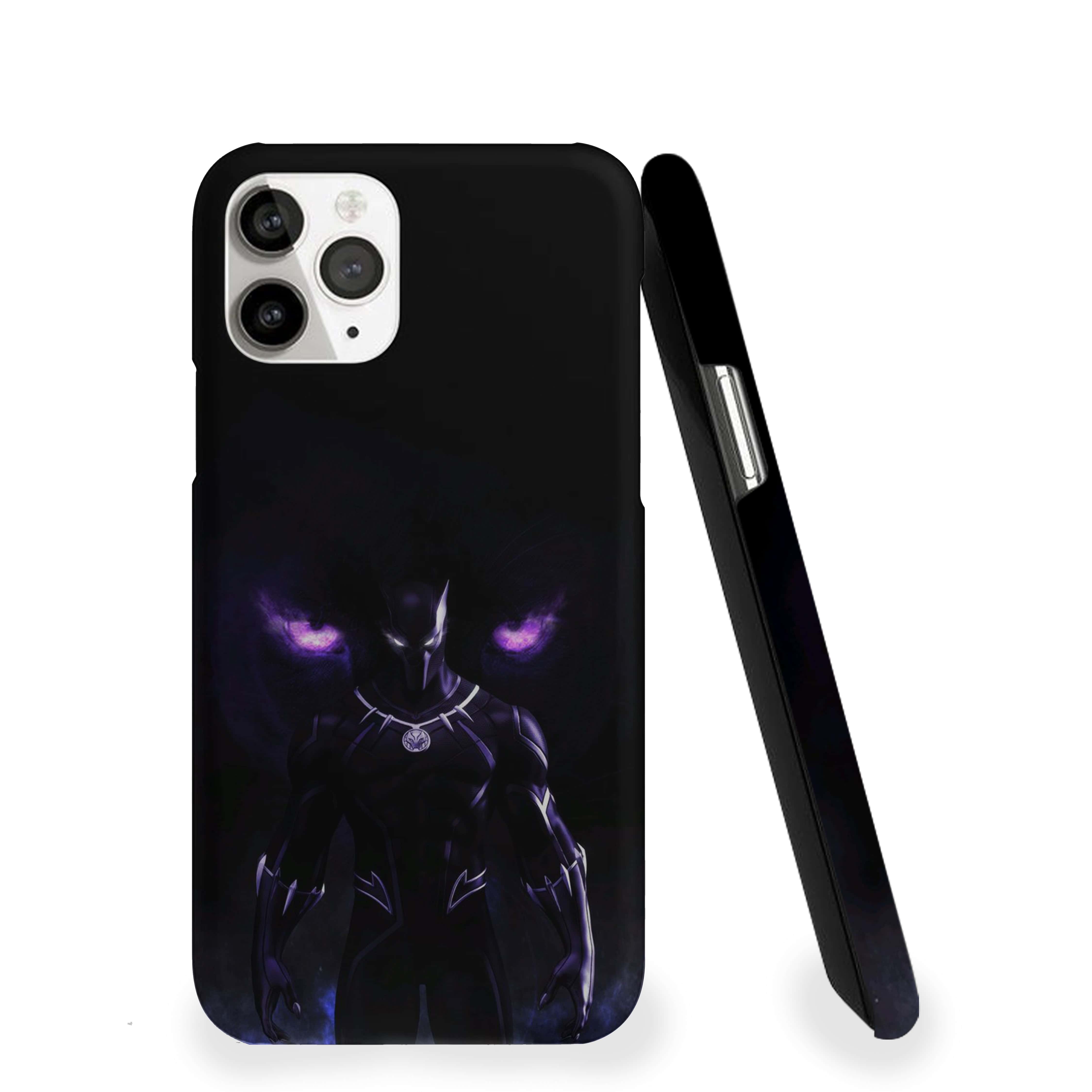 Black Panther in a powerful pose Phone Cover