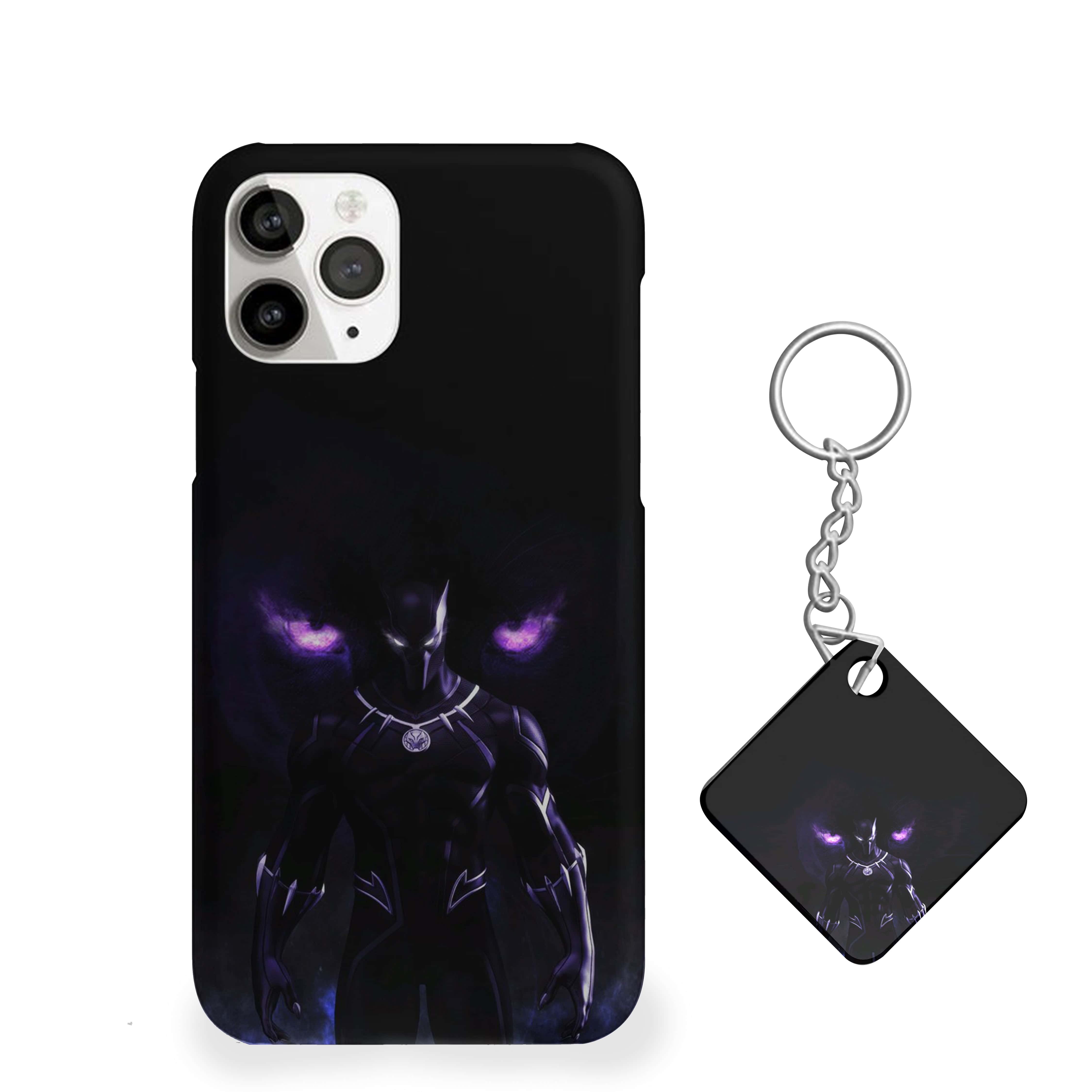 Black Panther in a powerful pose Phone Cover