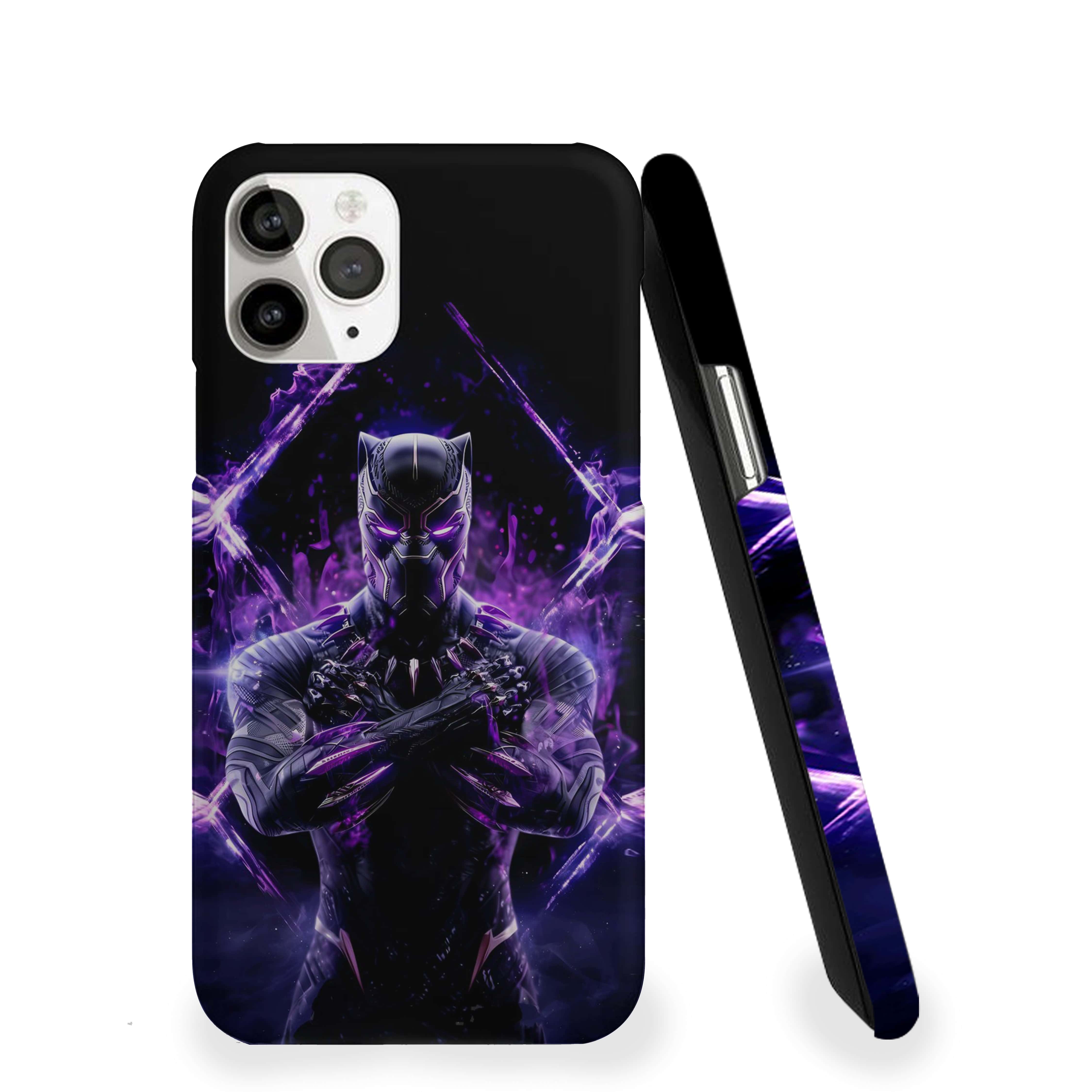 Black Panther purple energy effects Phone Cover