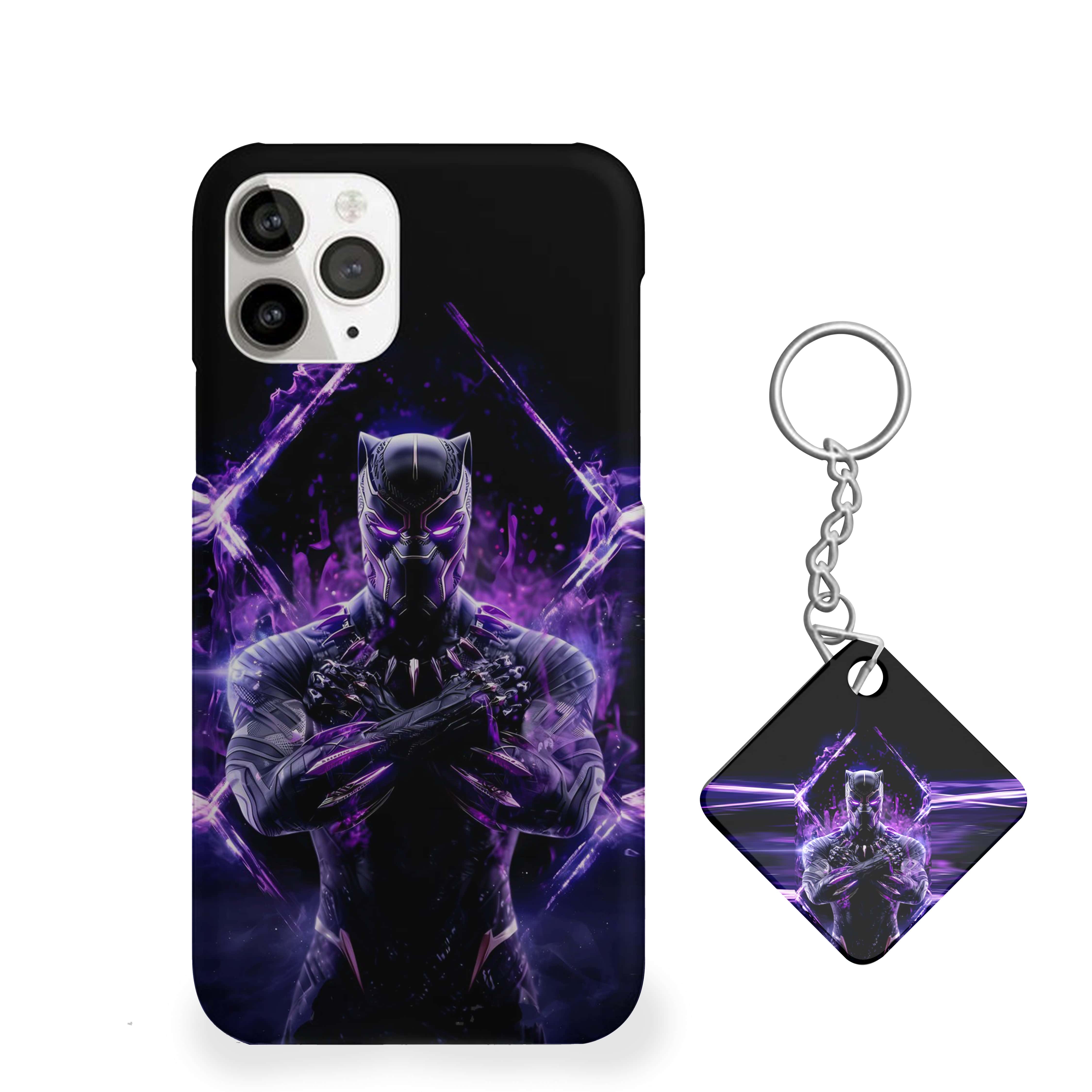 Black Panther purple energy effects Phone Cover
