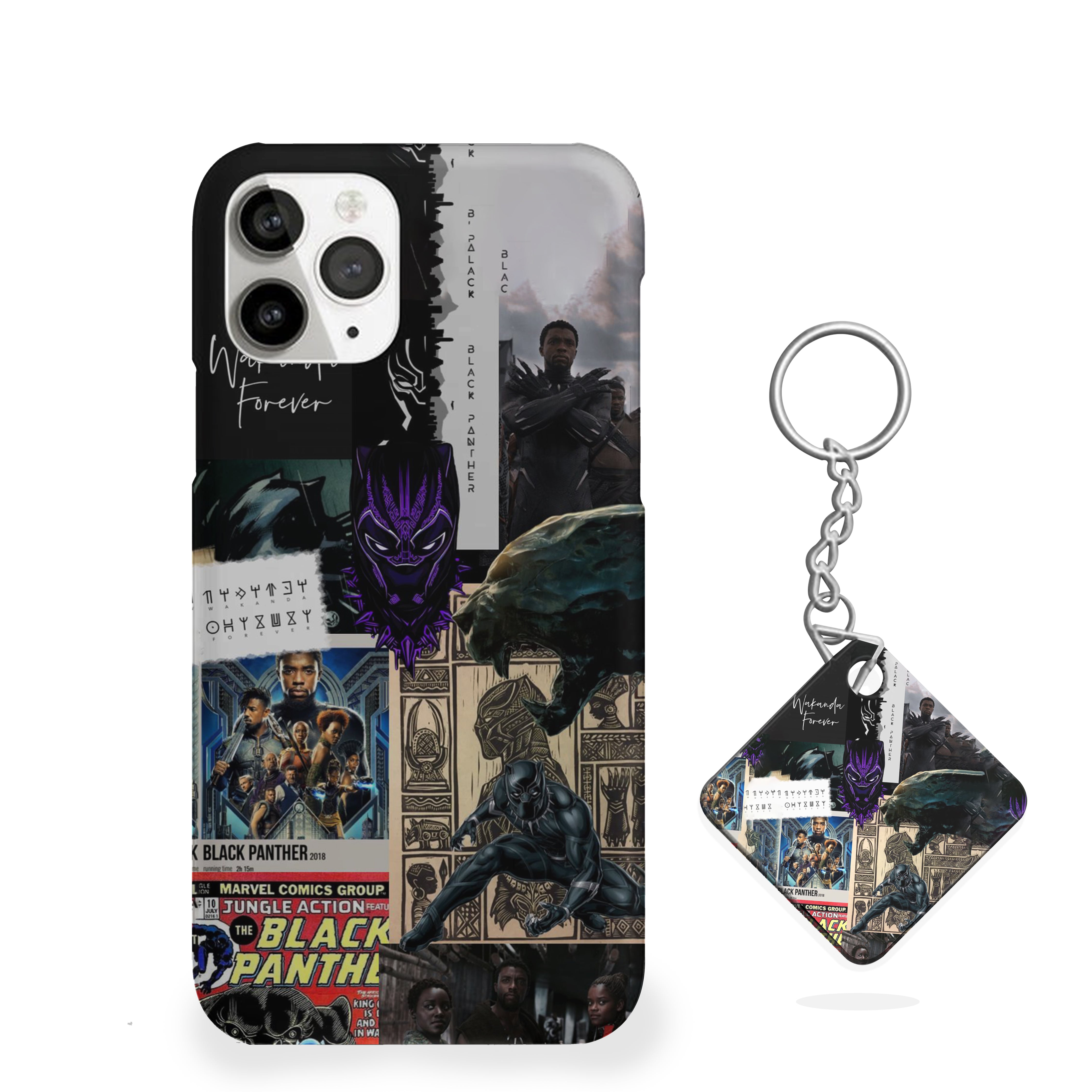 Black Panther collage Phone Cover