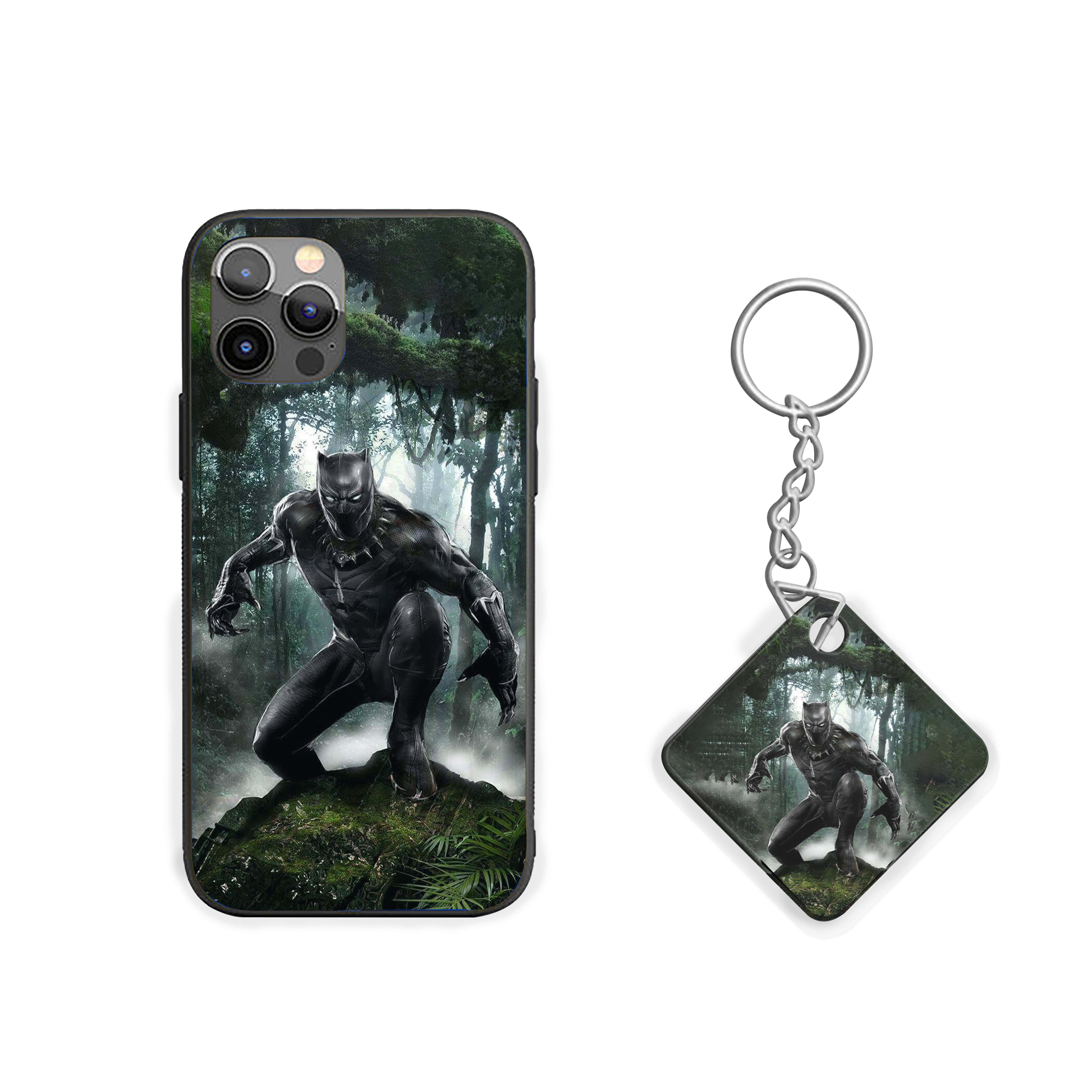 Black Panther Afro Samurai Silicone Armored Phone Case