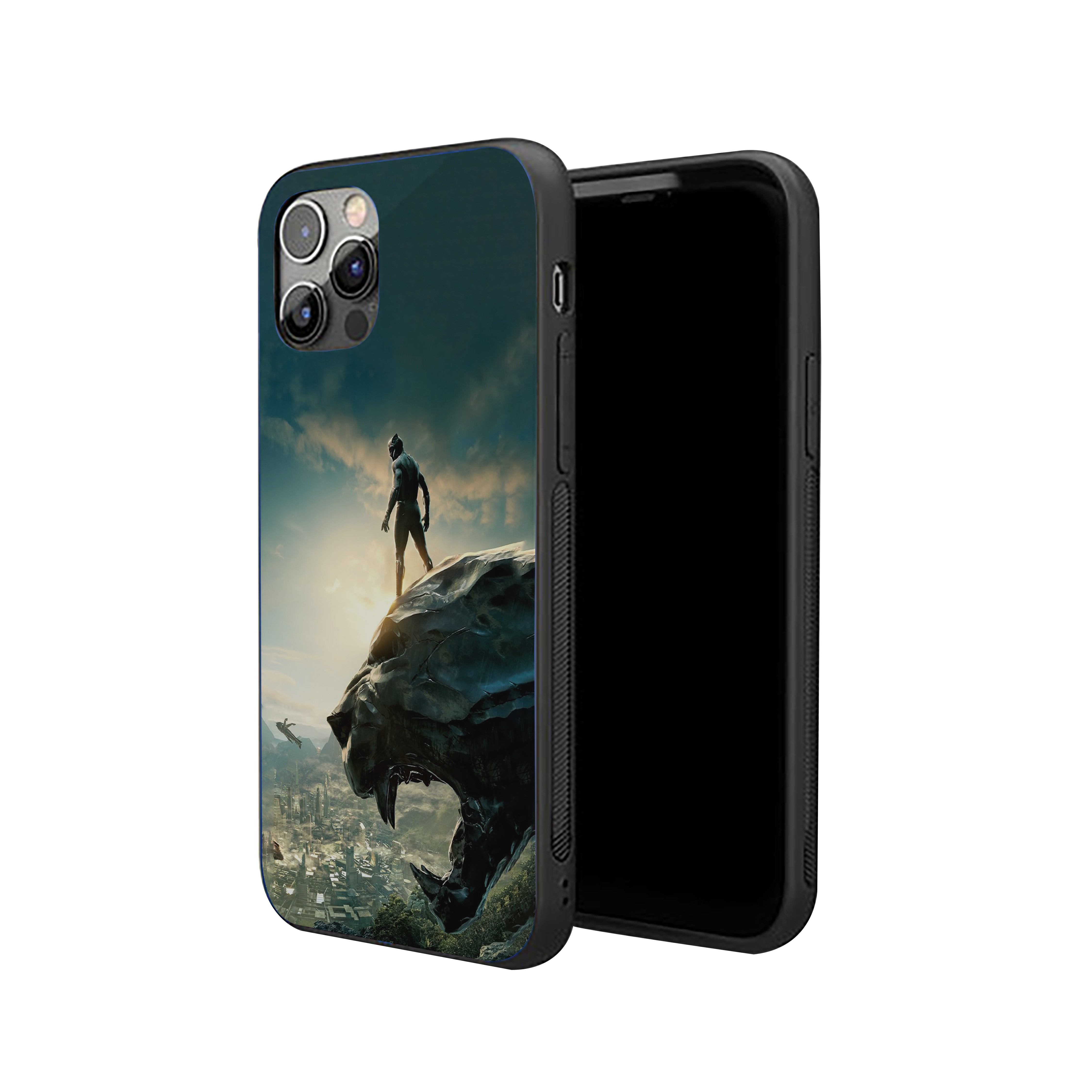 Black Panther Yasuke Silicone Armored Phone Case