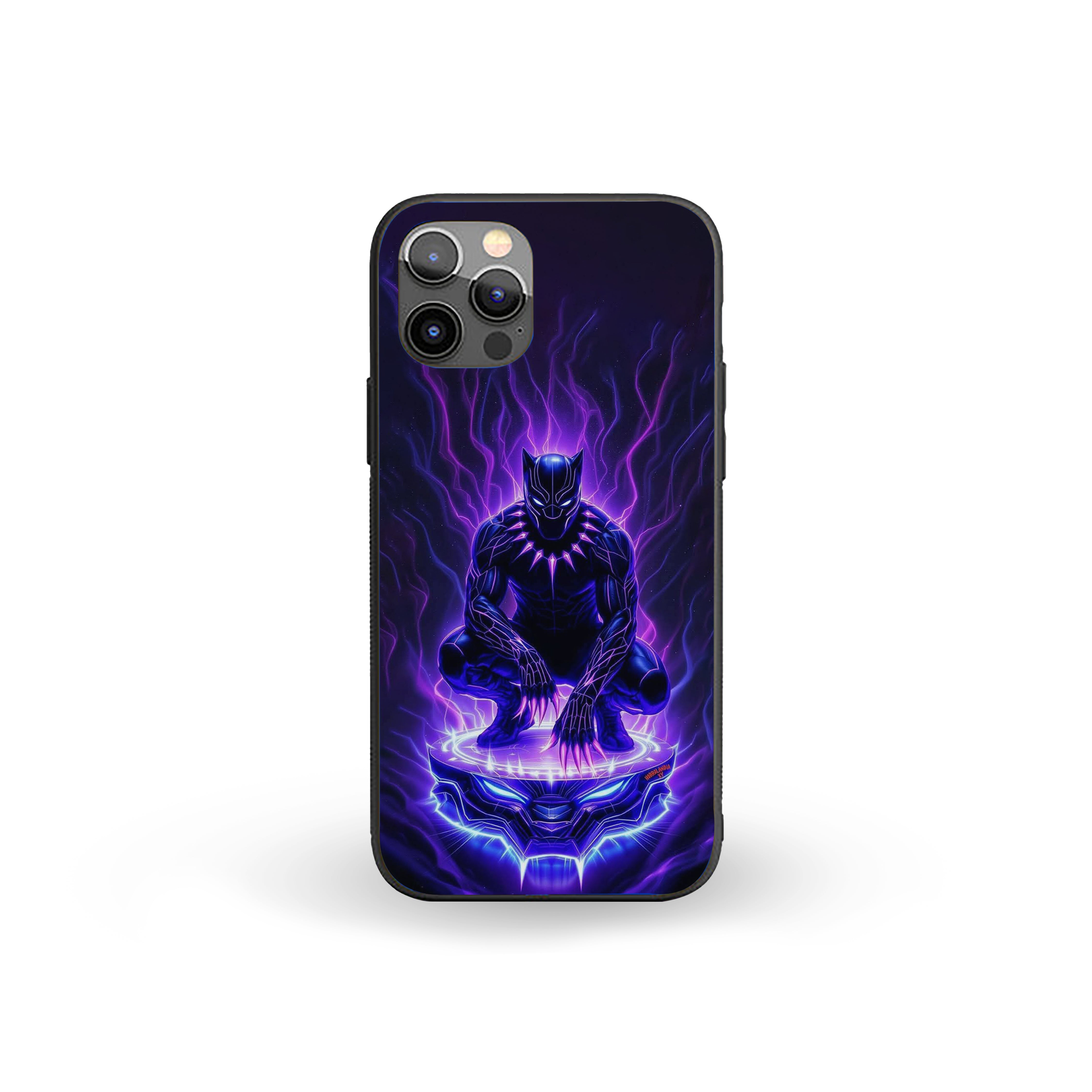 Black Panther Academia Silicone Armored Phone Case