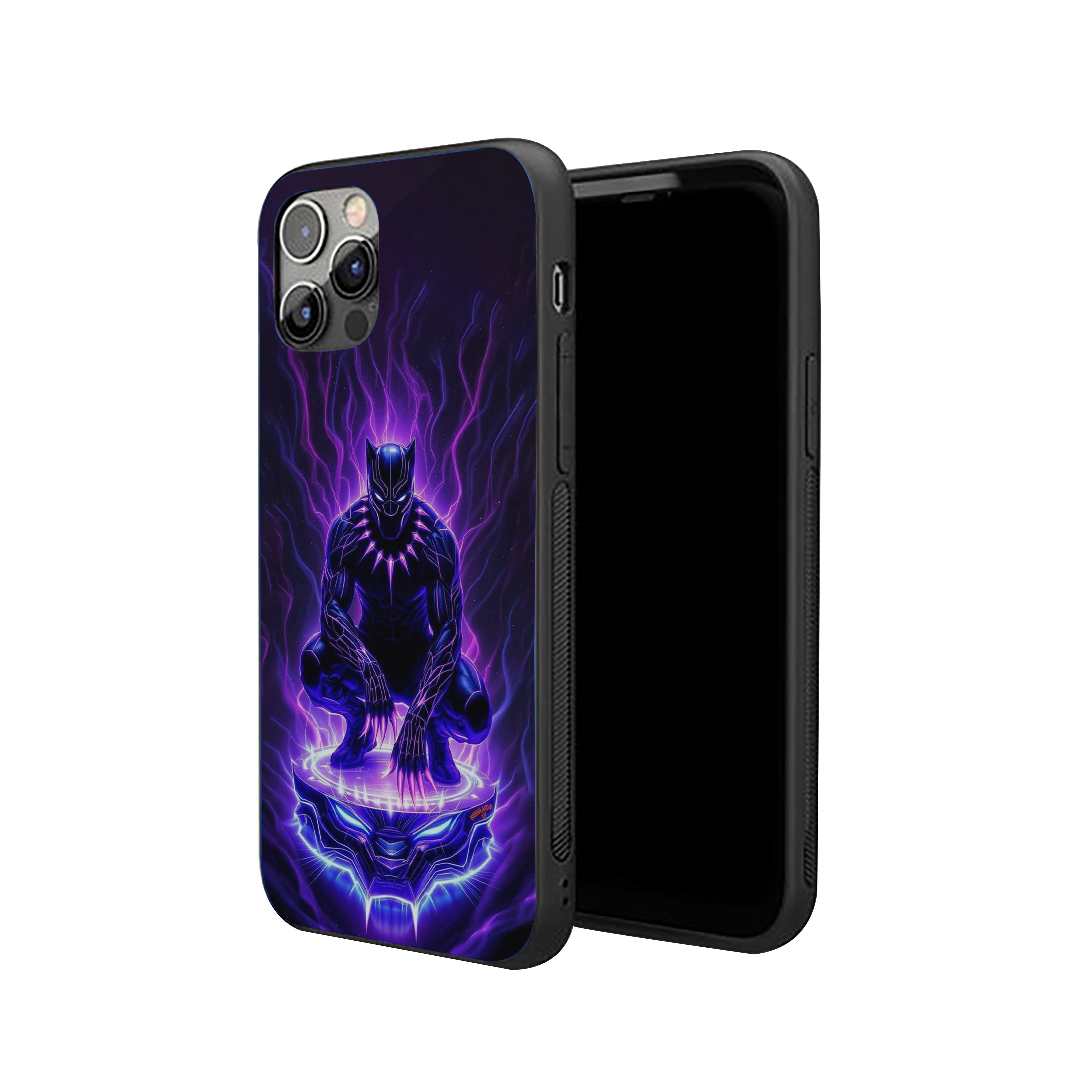 Black Panther Academia Silicone Armored Phone Case