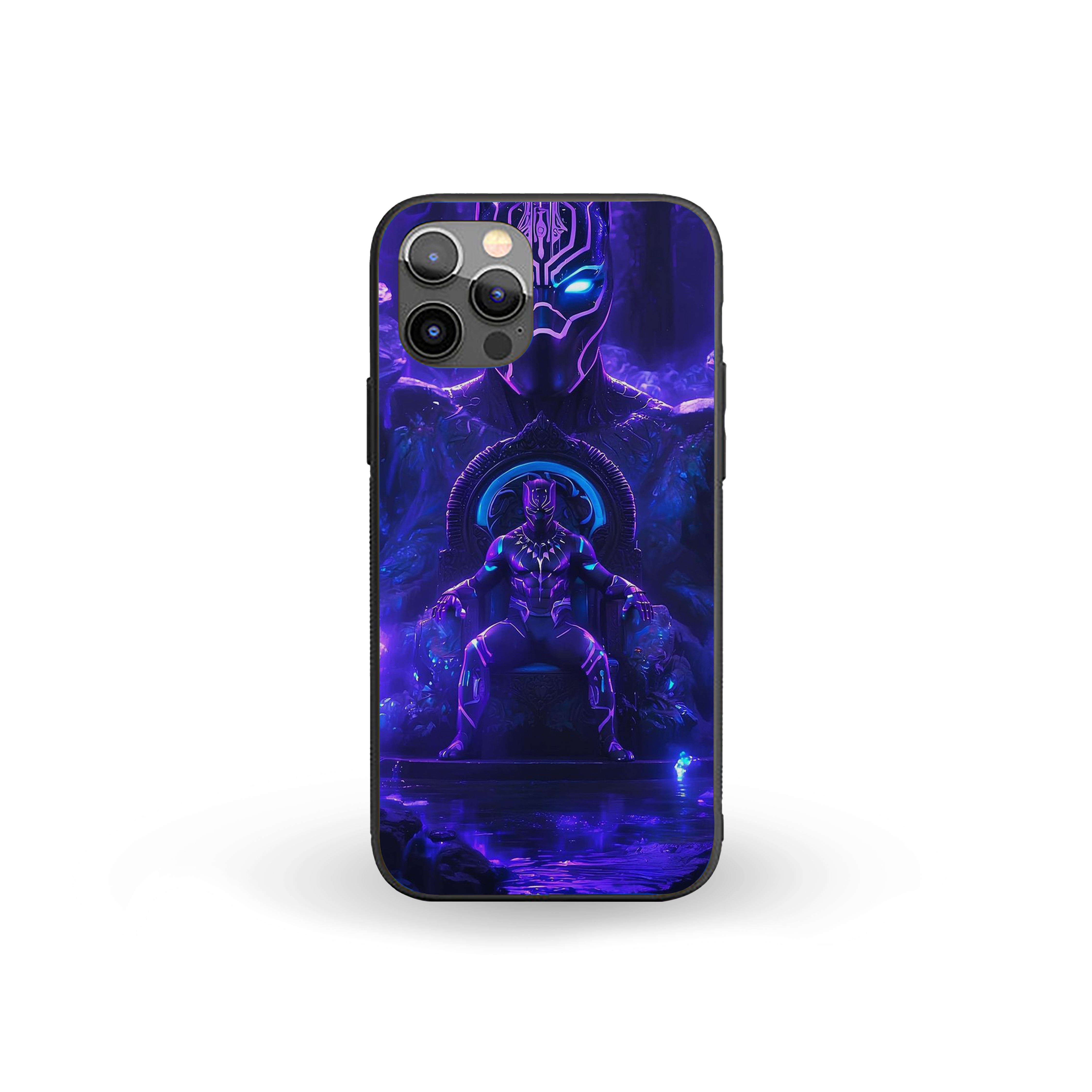 Black Panther Neo Wakanda Silicone Armored Phone Case