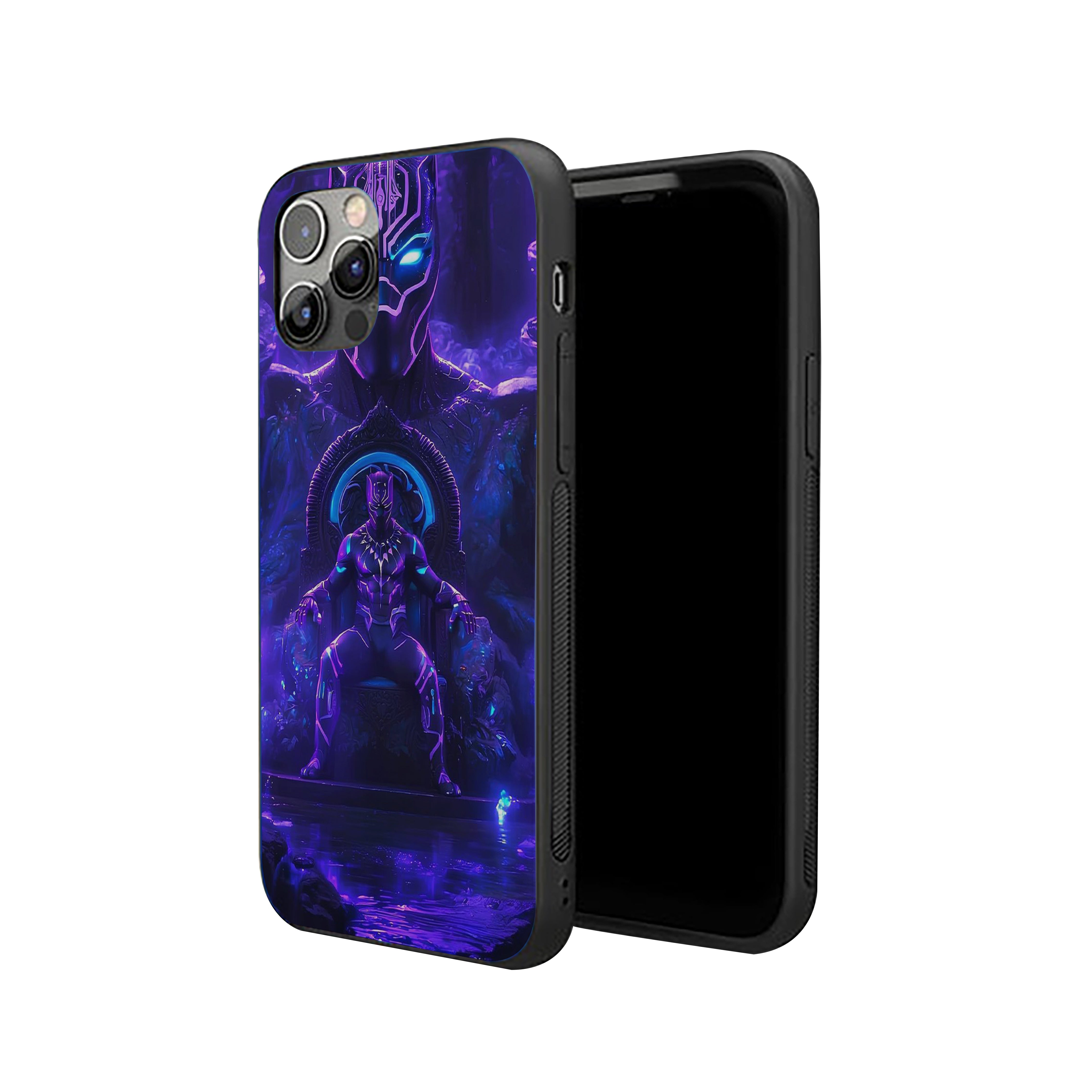 Black Panther Neo Wakanda Silicone Armored Phone Case