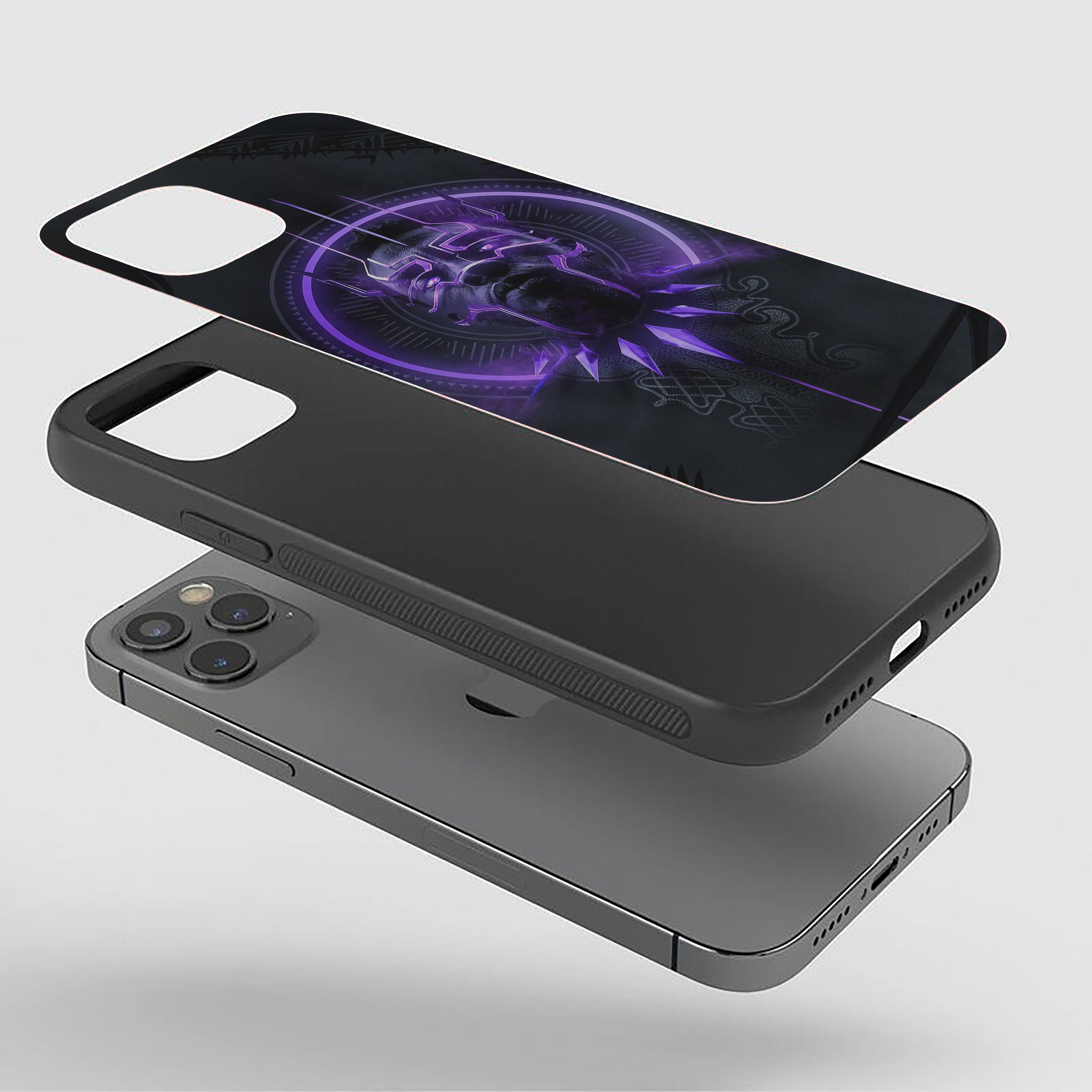Black Panther Wakandan Spirit Silicone Armored Phone Case