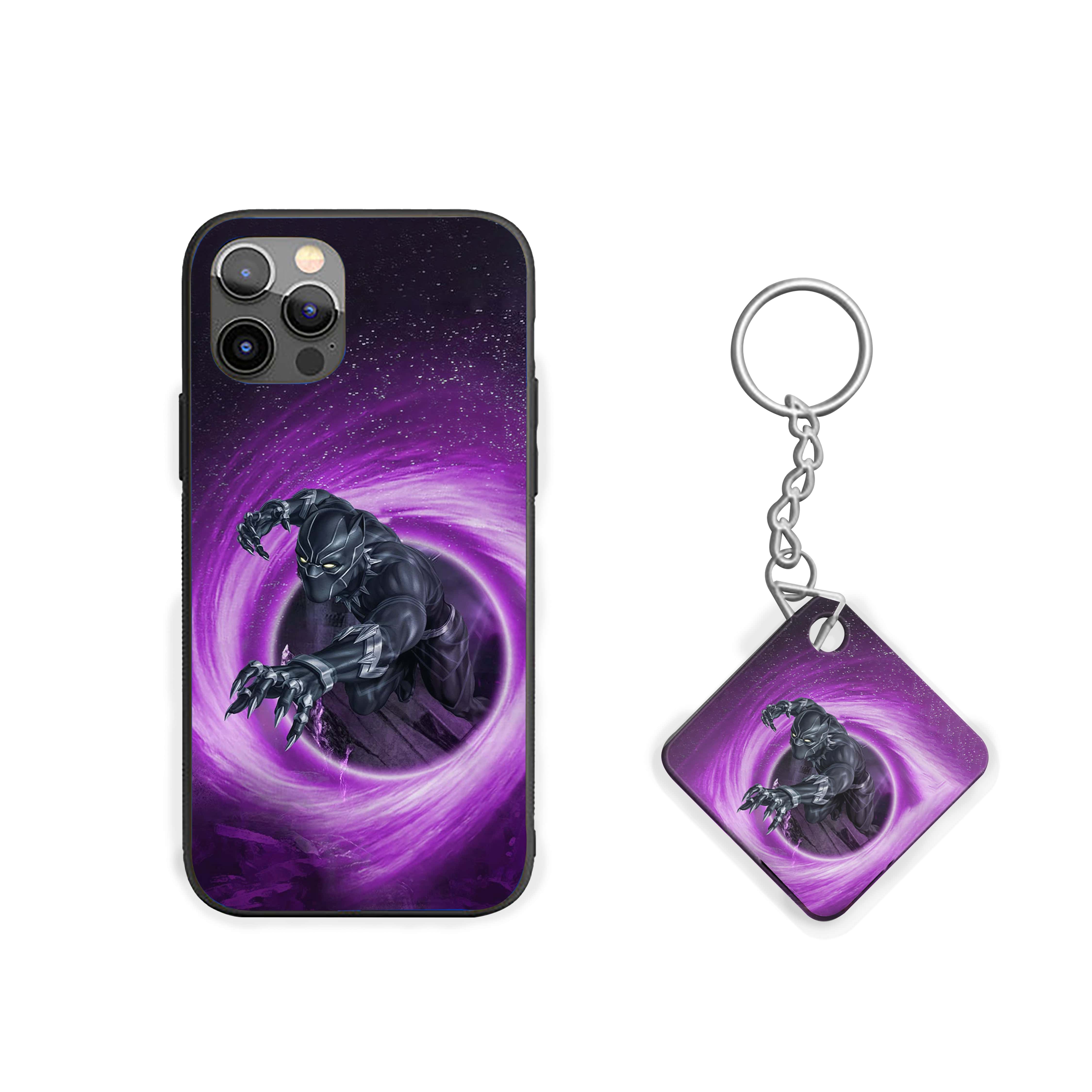 Black Panther Shadow Panther Vortex Silicone Armored Phone Case