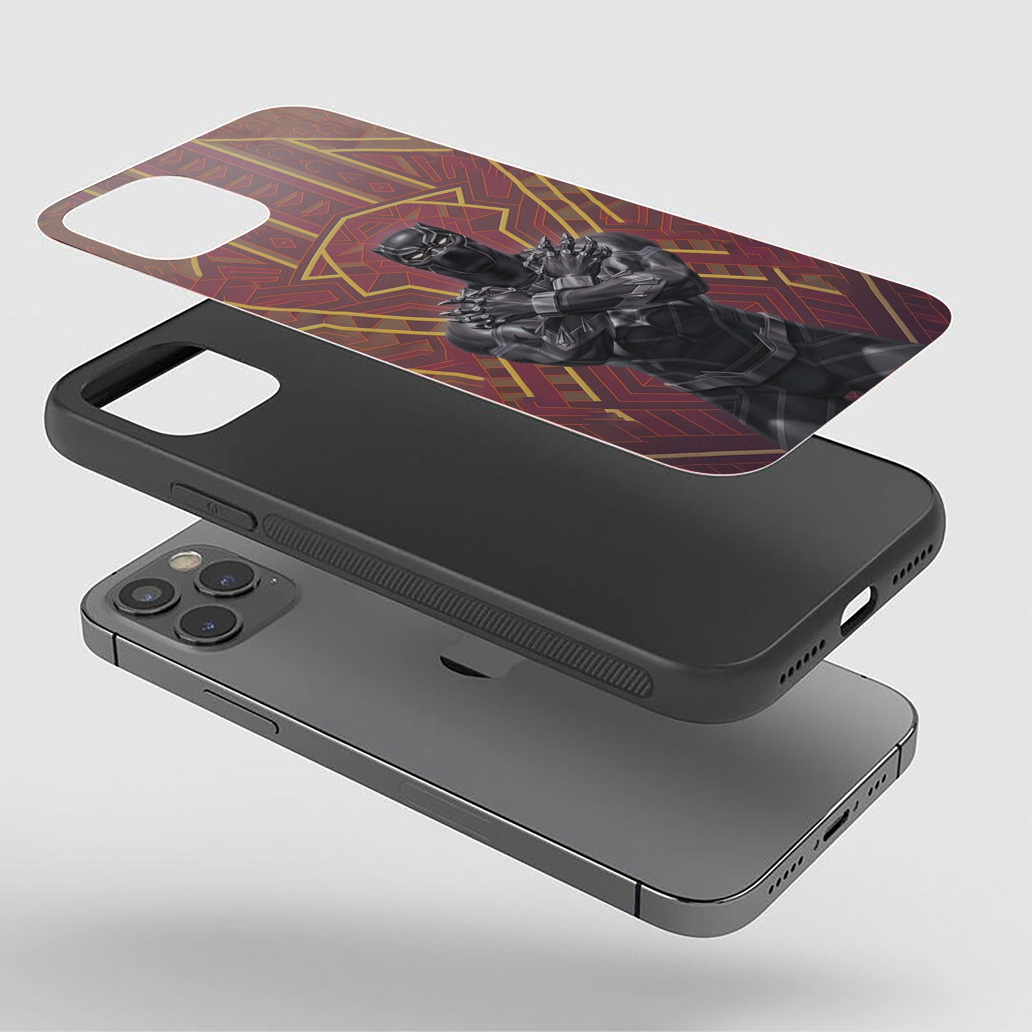 Black Panther Wakandan Majesty Silicone Armored Phone Case