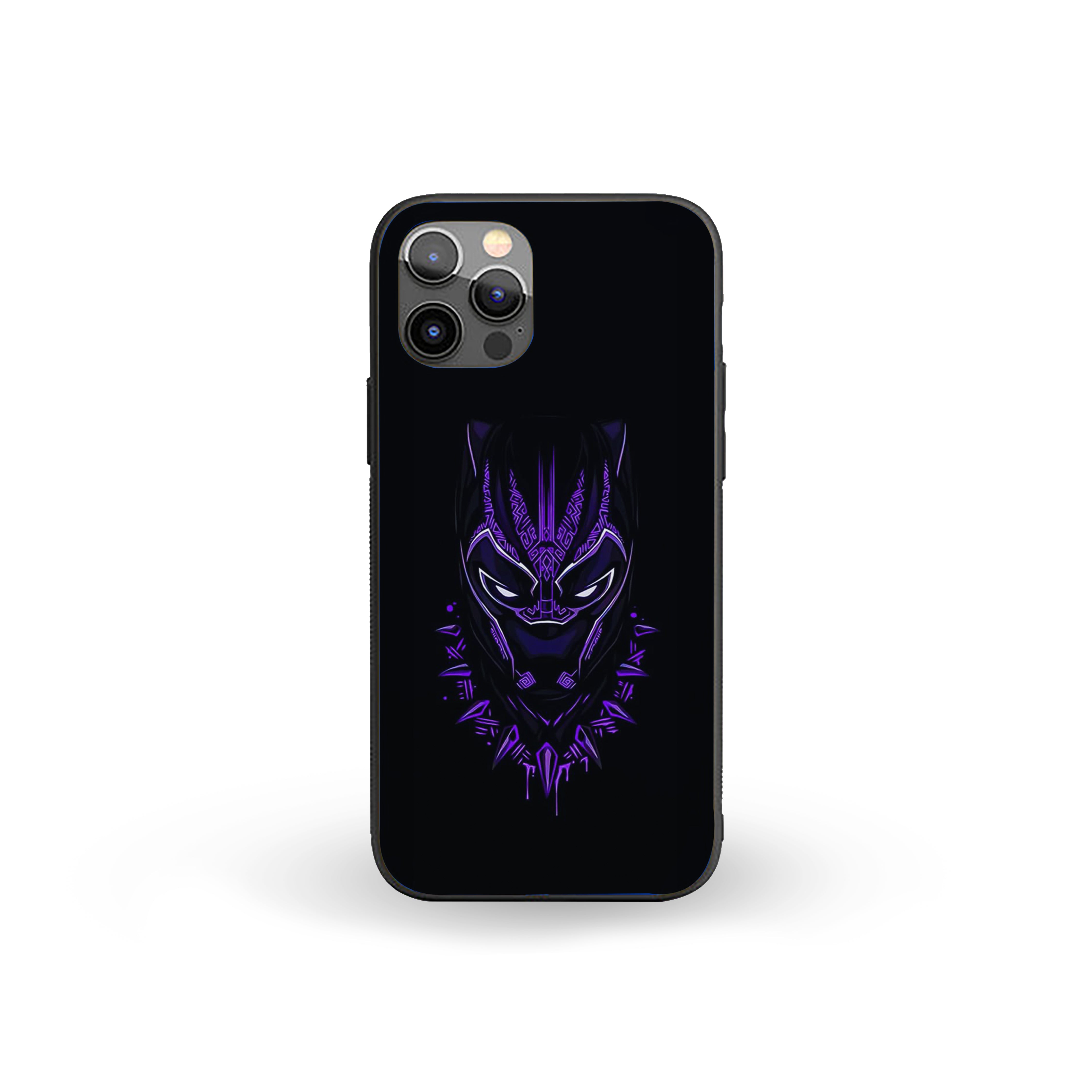 Black Panther Vibranium Shadow Silicone Armored Phone Case