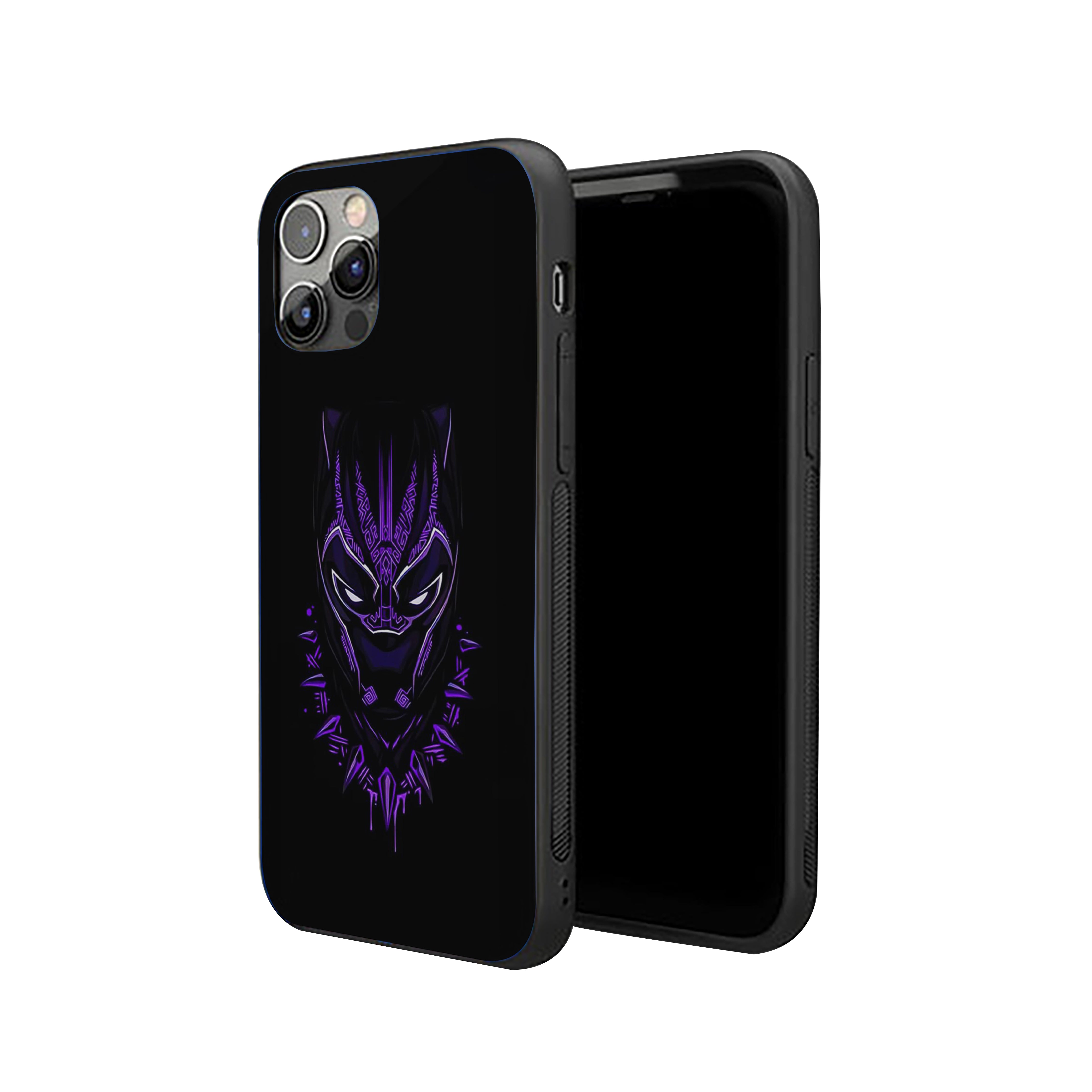 Black Panther Vibranium Shadow Silicone Armored Phone Case