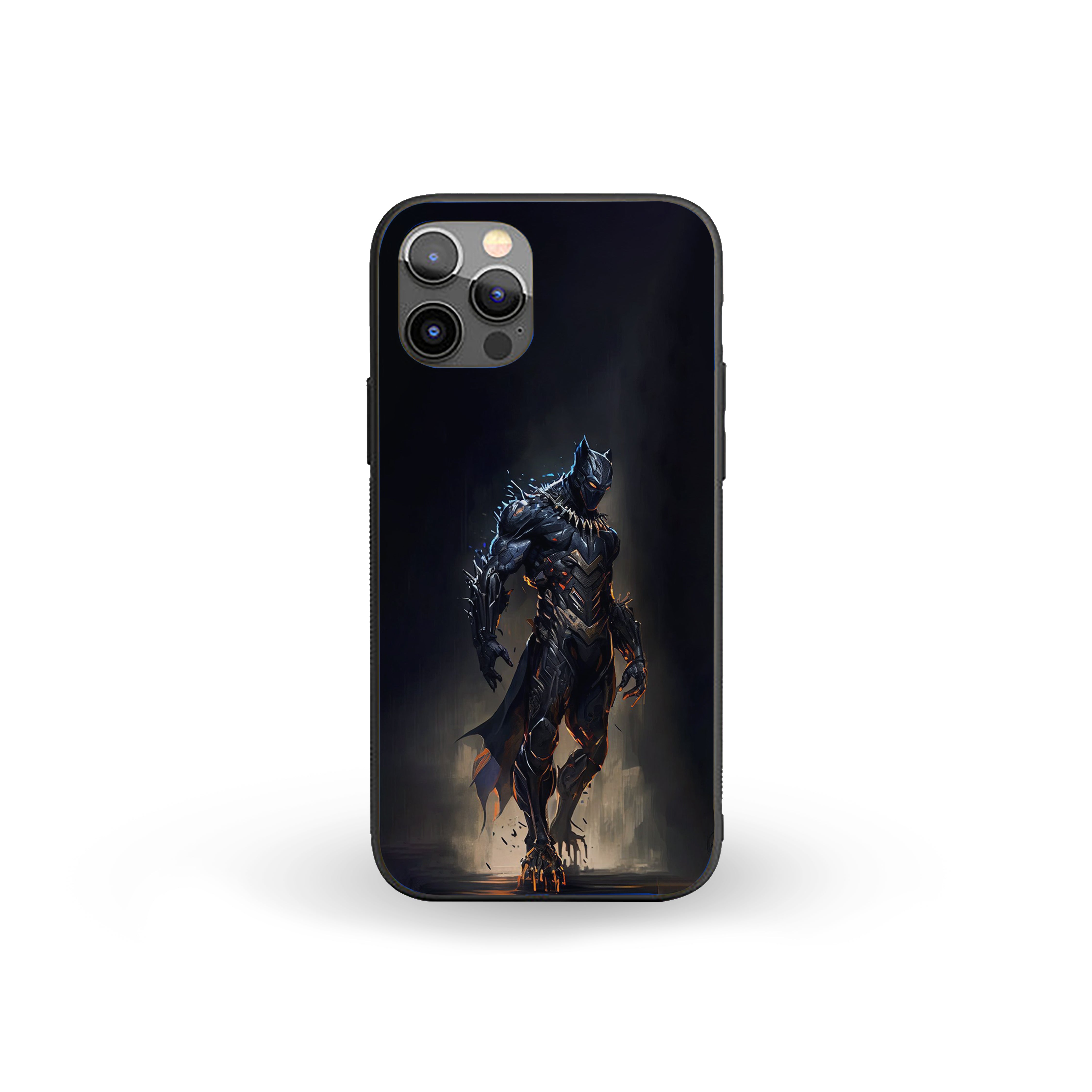 Black Panther Infernal Panther Silicone Armored Phone Case