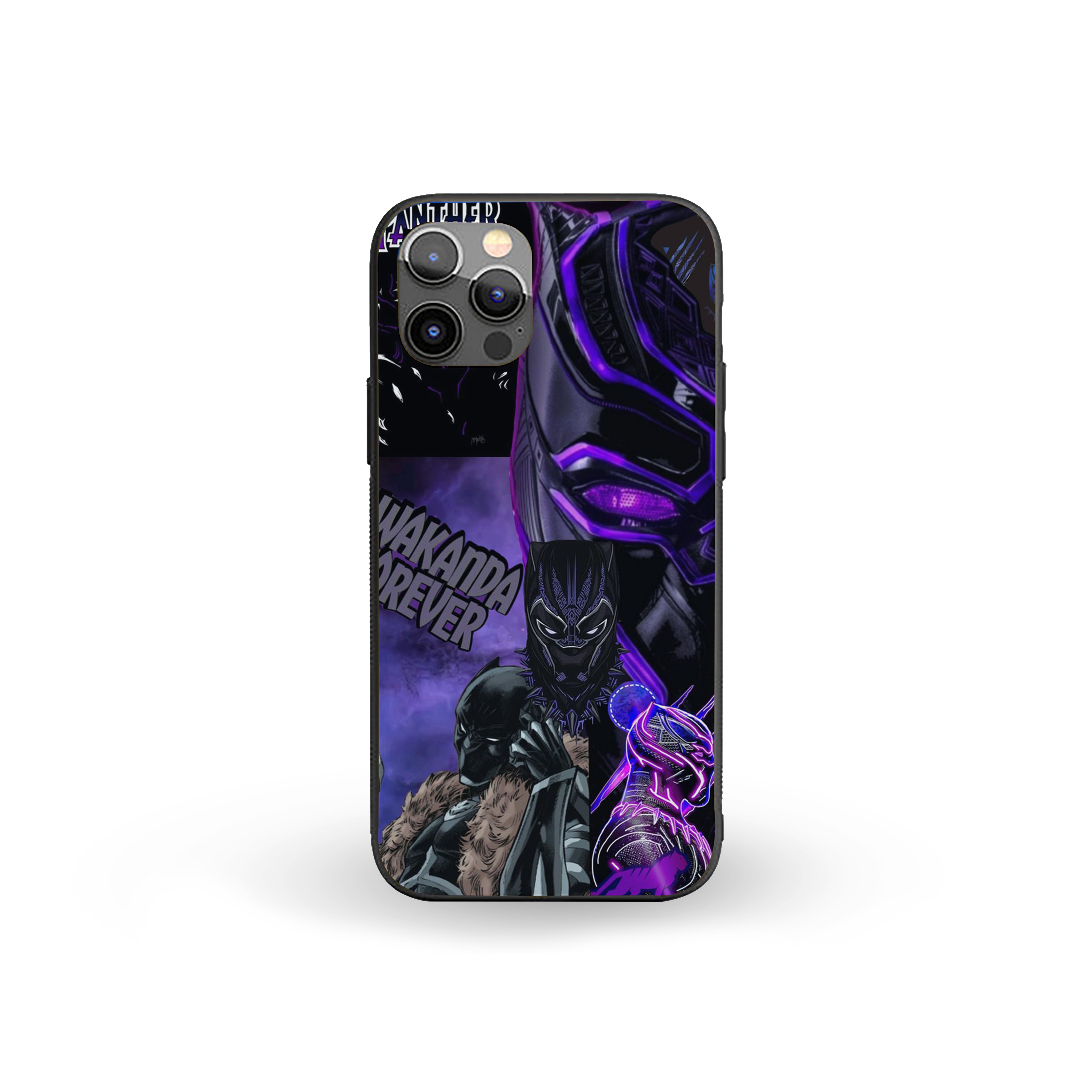 Panther’s Vigil Black Panther Silicone Armored Phone Case