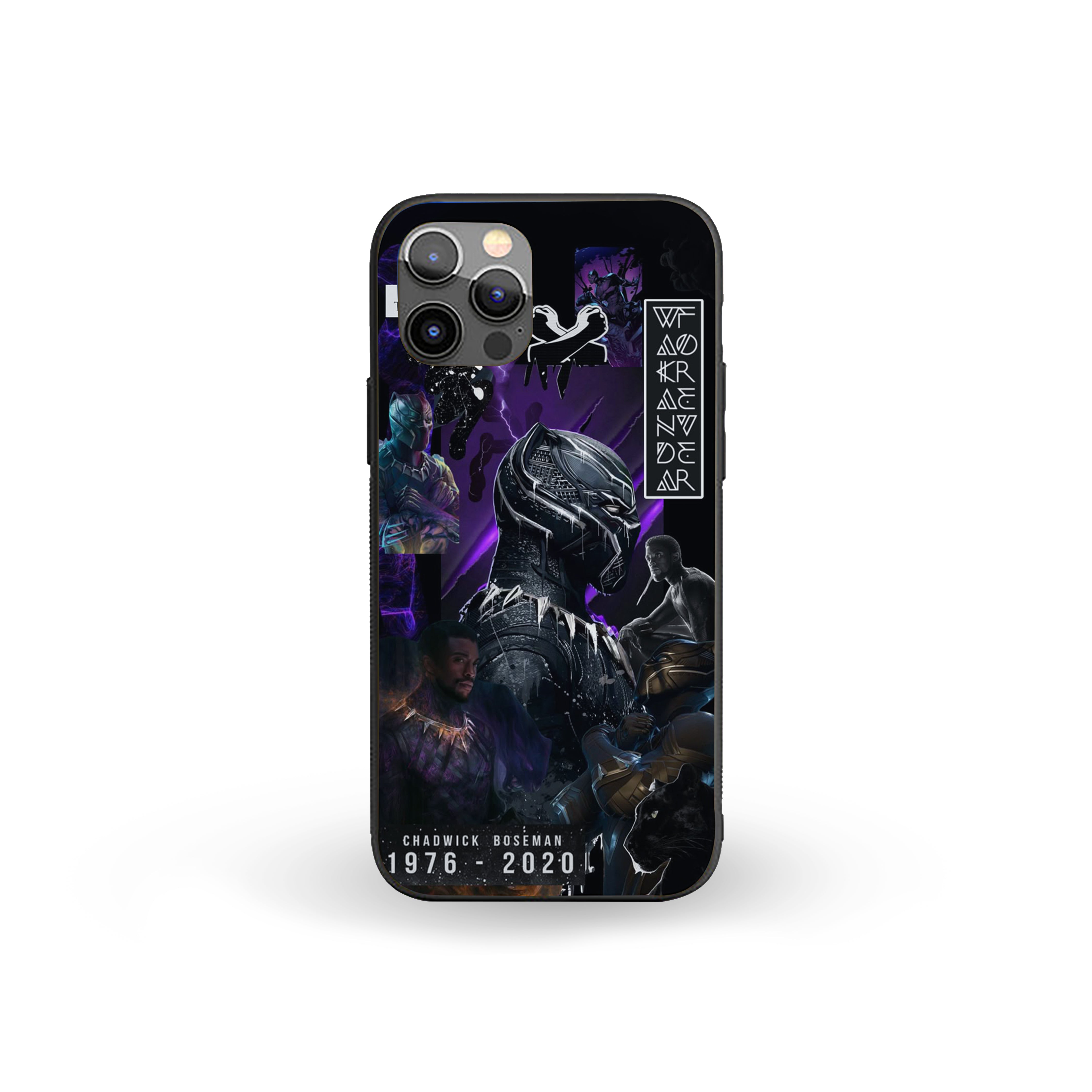 Vibranium Vow Black Panther Silicone Armored Phone Case
