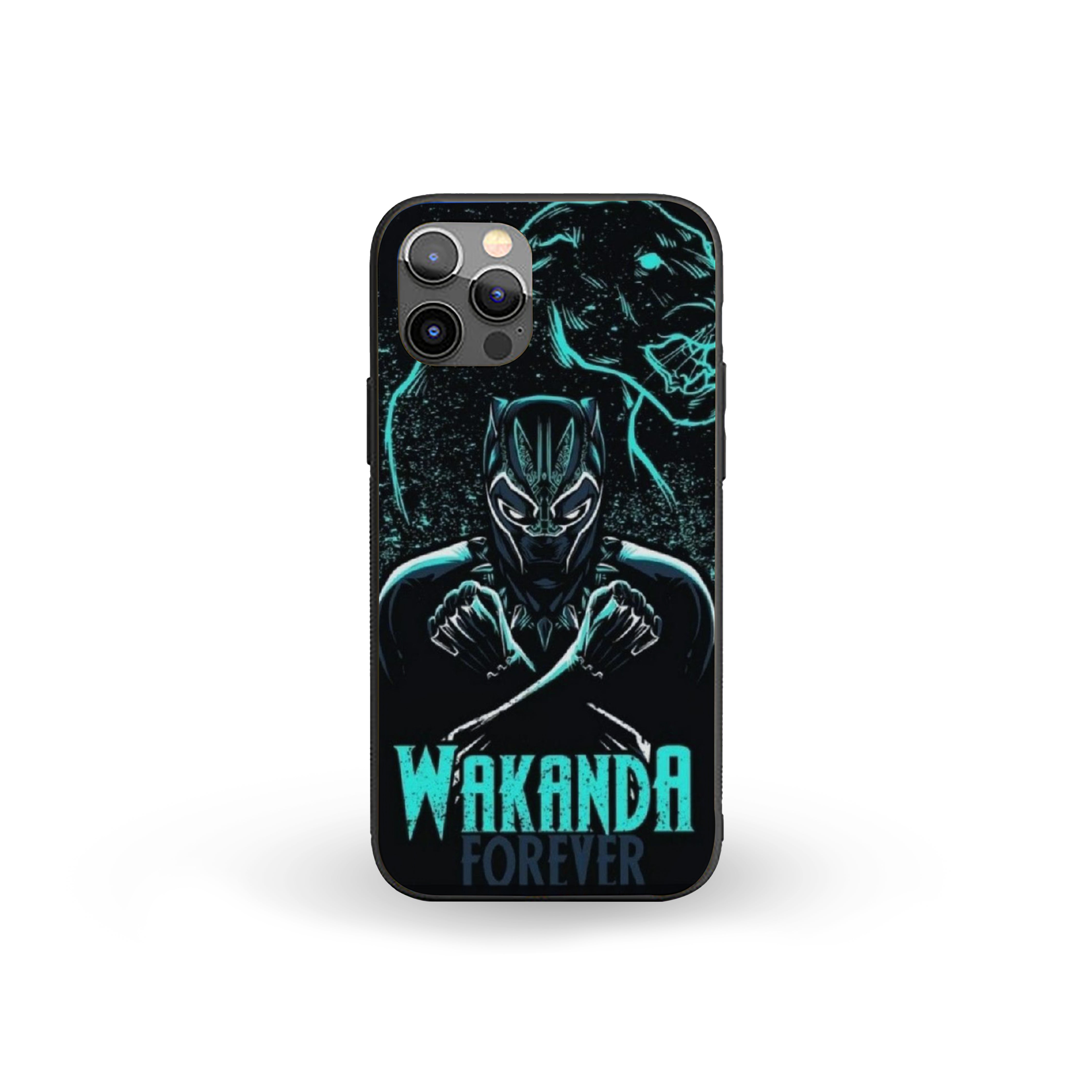 Wakanda’s Oath Black Panther Silicone Armored Phone Case
