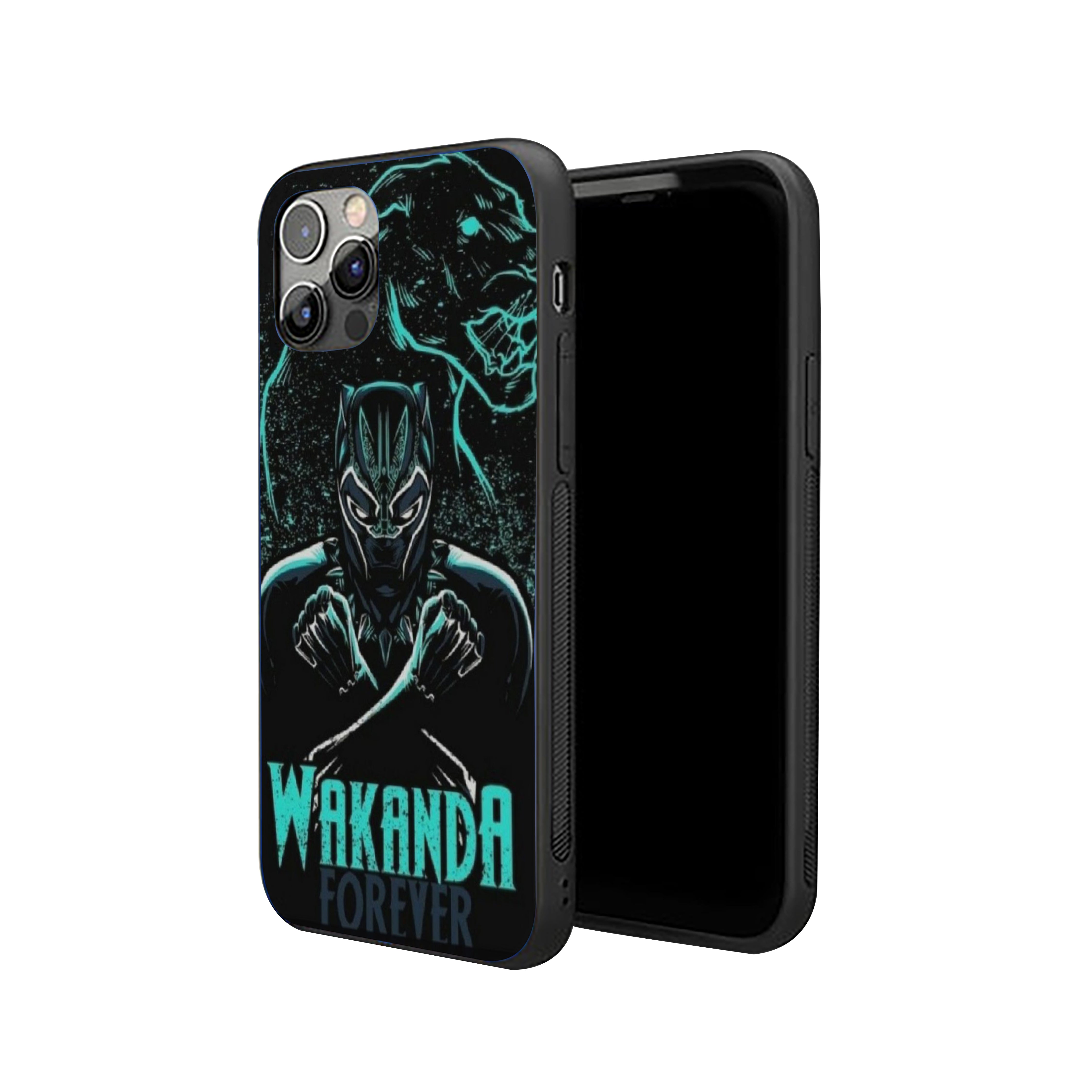 Wakanda’s Oath Black Panther Silicone Armored Phone Case