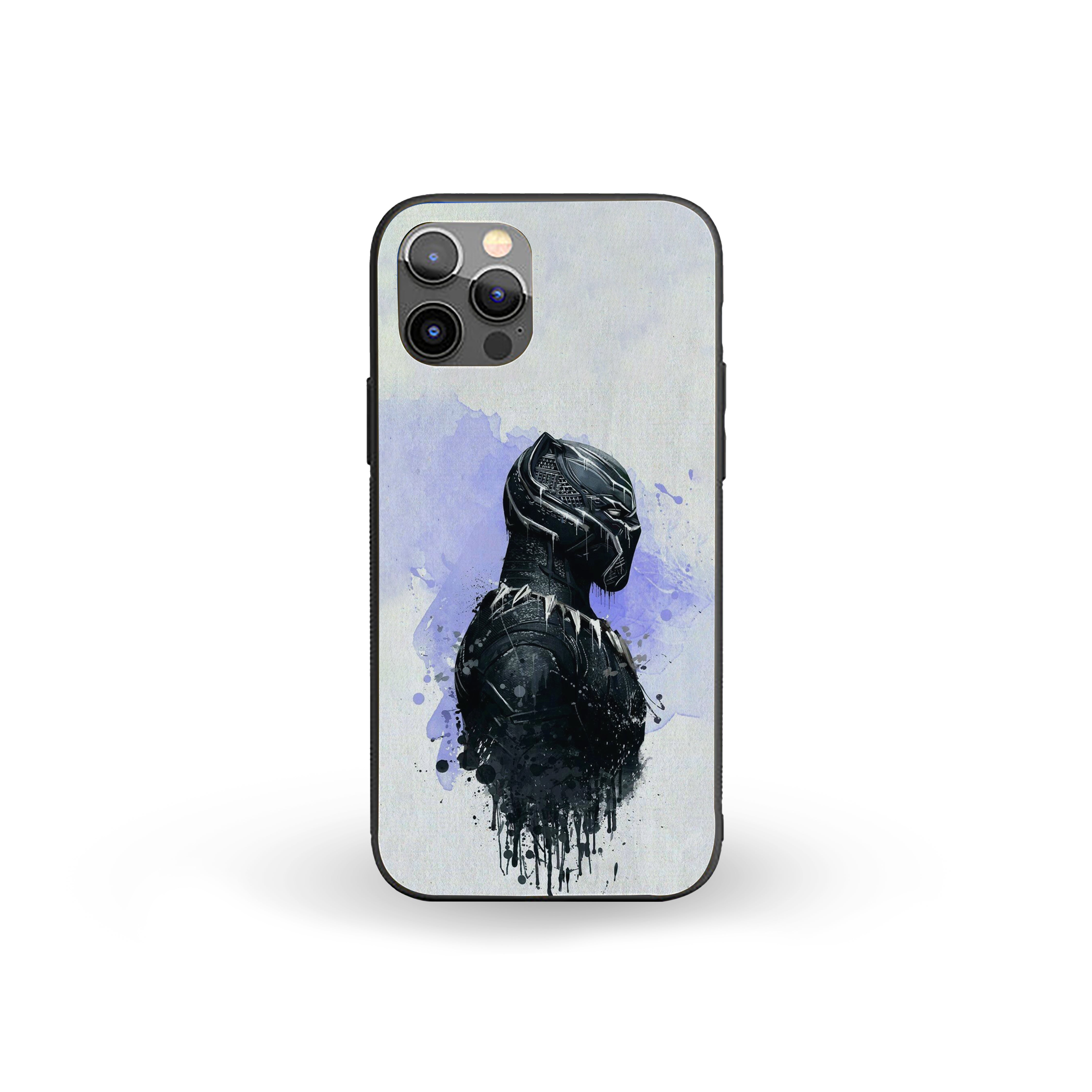 Wakanda Strokes Black Panther Silicone Armored Phone Case