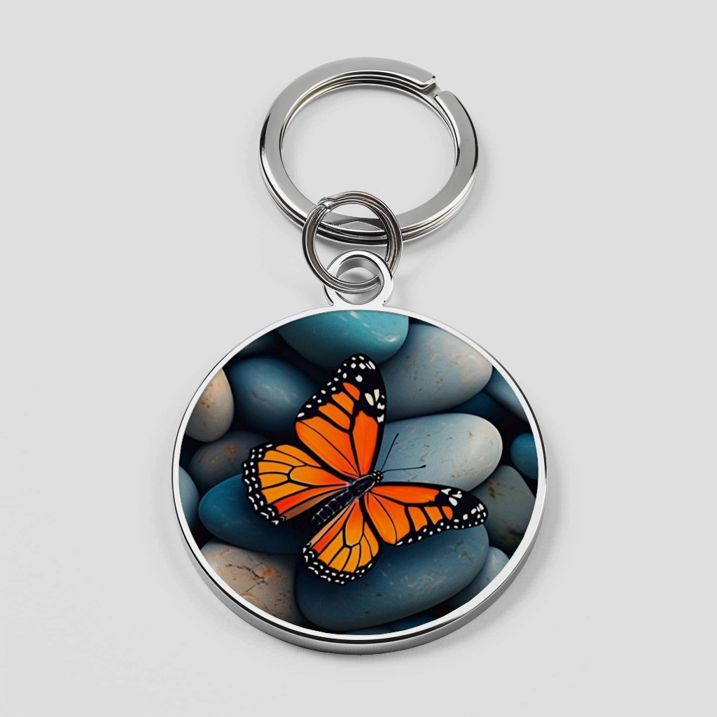 Butterfly Multi Colour Stone Theme Phone Cover