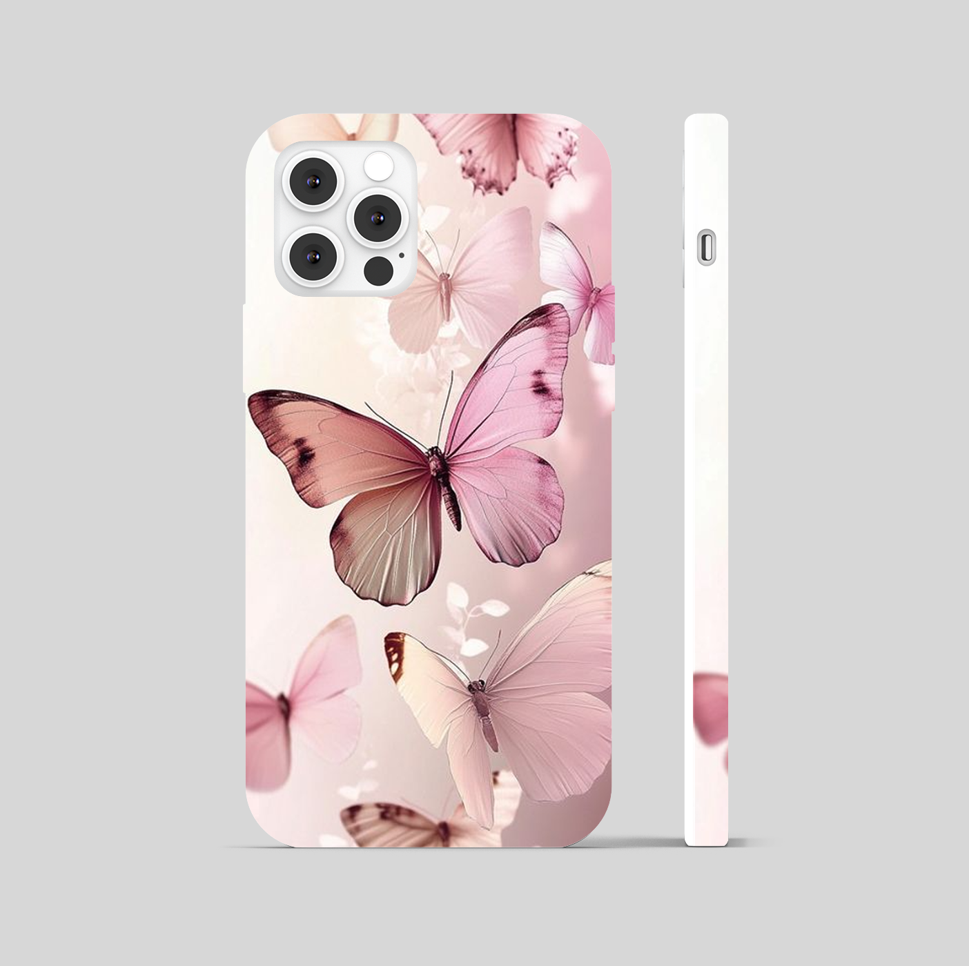 Butterfly Pink Morpho 2 Portis Theme Phone Cover