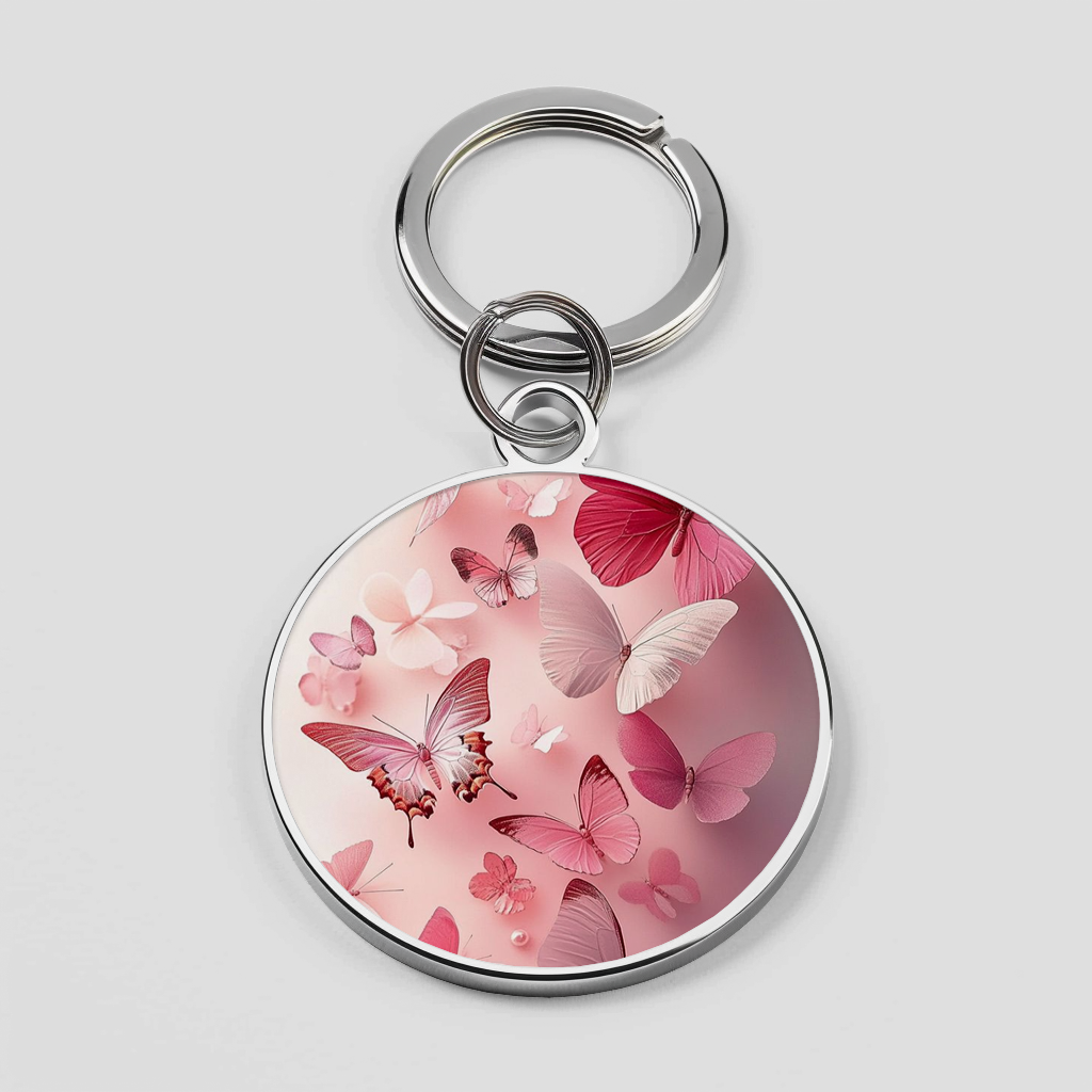 Butterfly pink red Theme Phone Cover