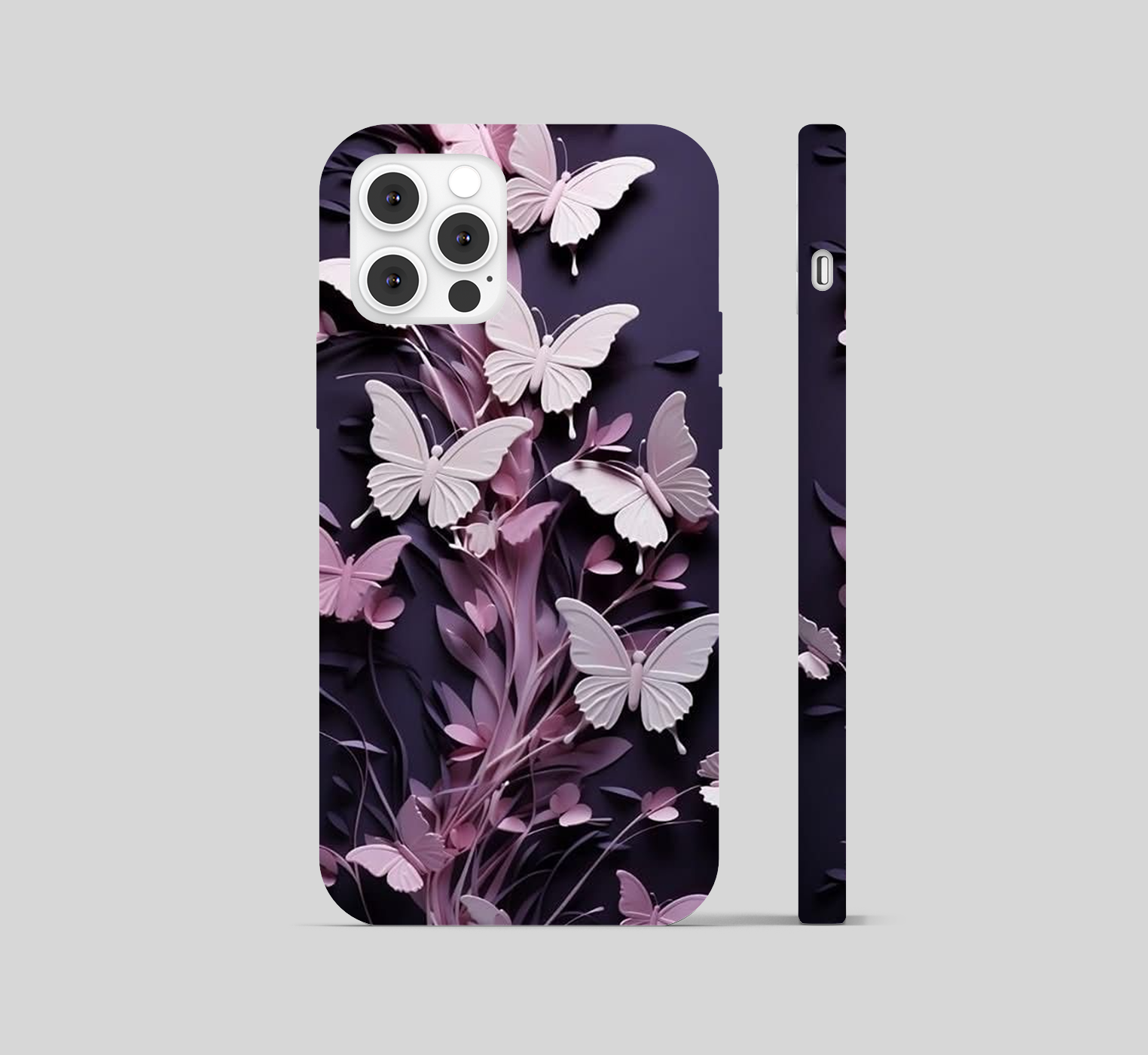 Butterfly Multi Dark Theme Phone Cover