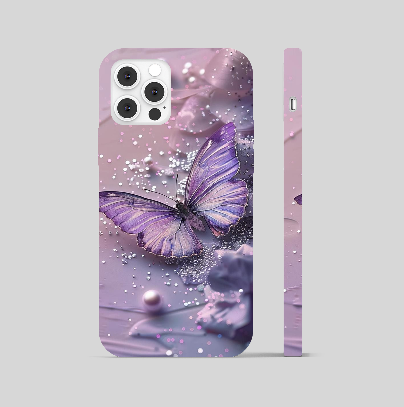 Butterfly Purple Theme Phone Cover