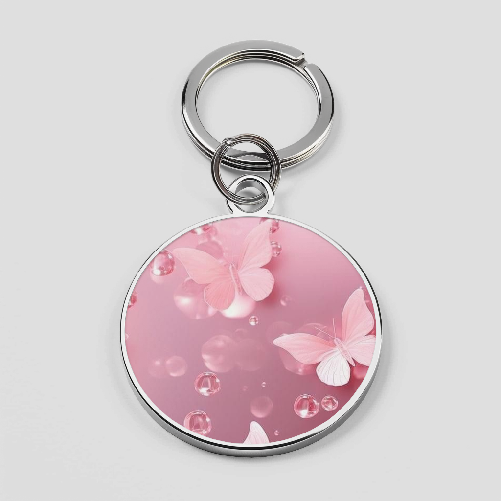 Pink Butterfly and Bubbles Phone Cover