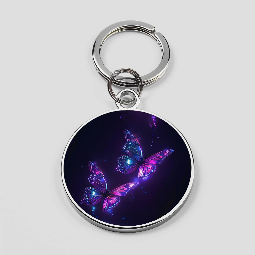 Purple emperor Butterfly Black theme Phone Cover