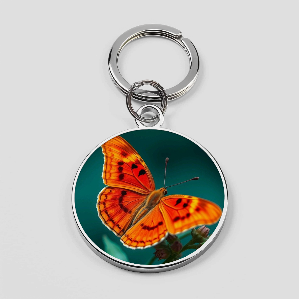 Butterfly on Flower Green Theme Phone Cover