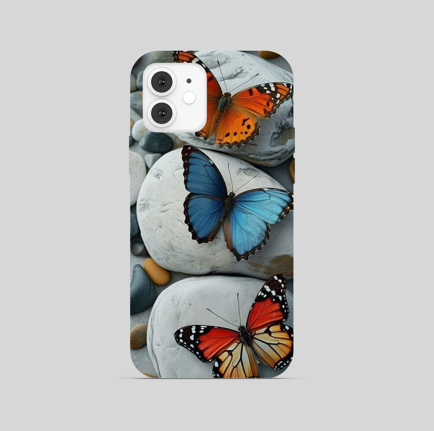 Butterfly Stone Theme Phone Cover