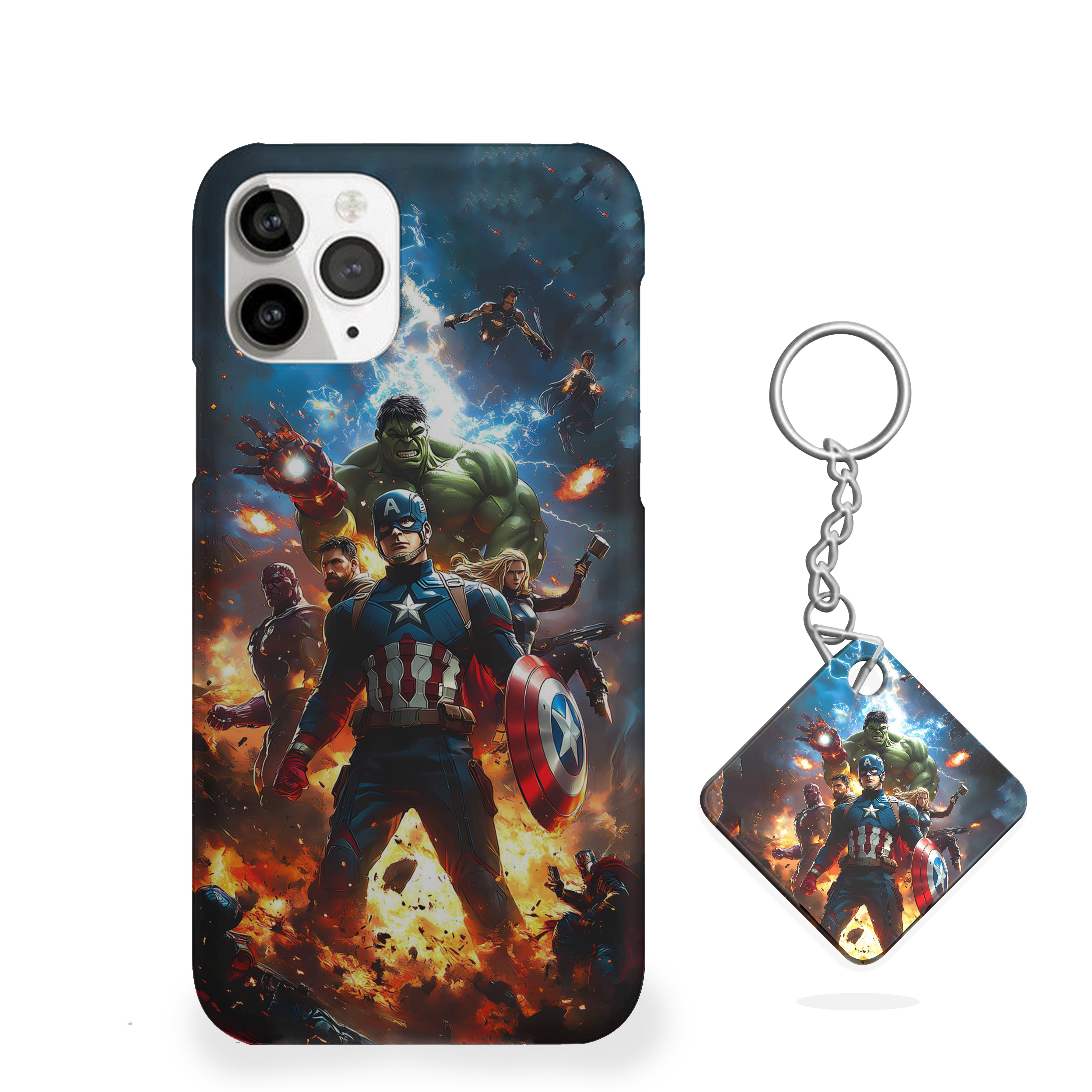 Comic to Courage Captain America Phone Cover