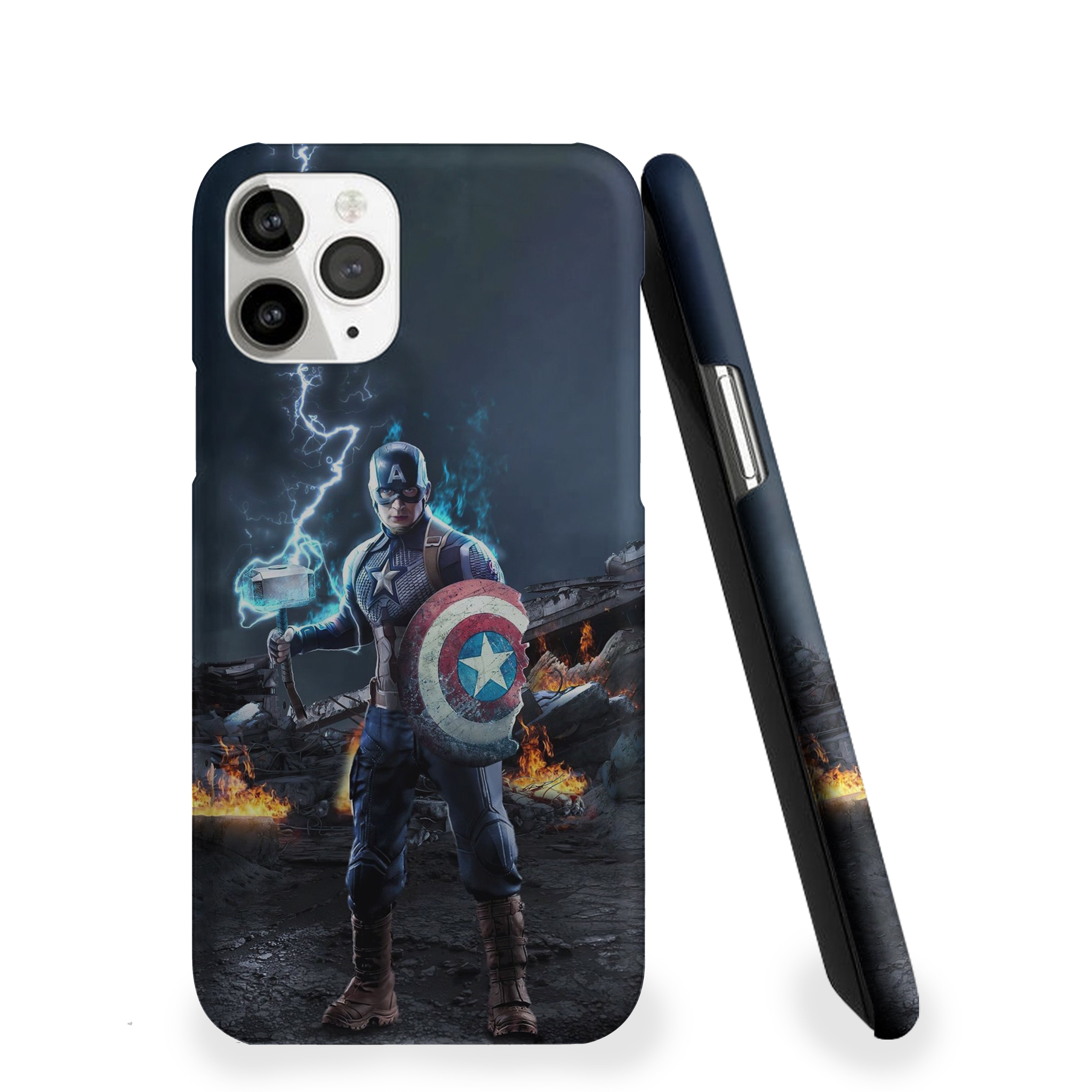 Captain America electrifying energy Phone Cover