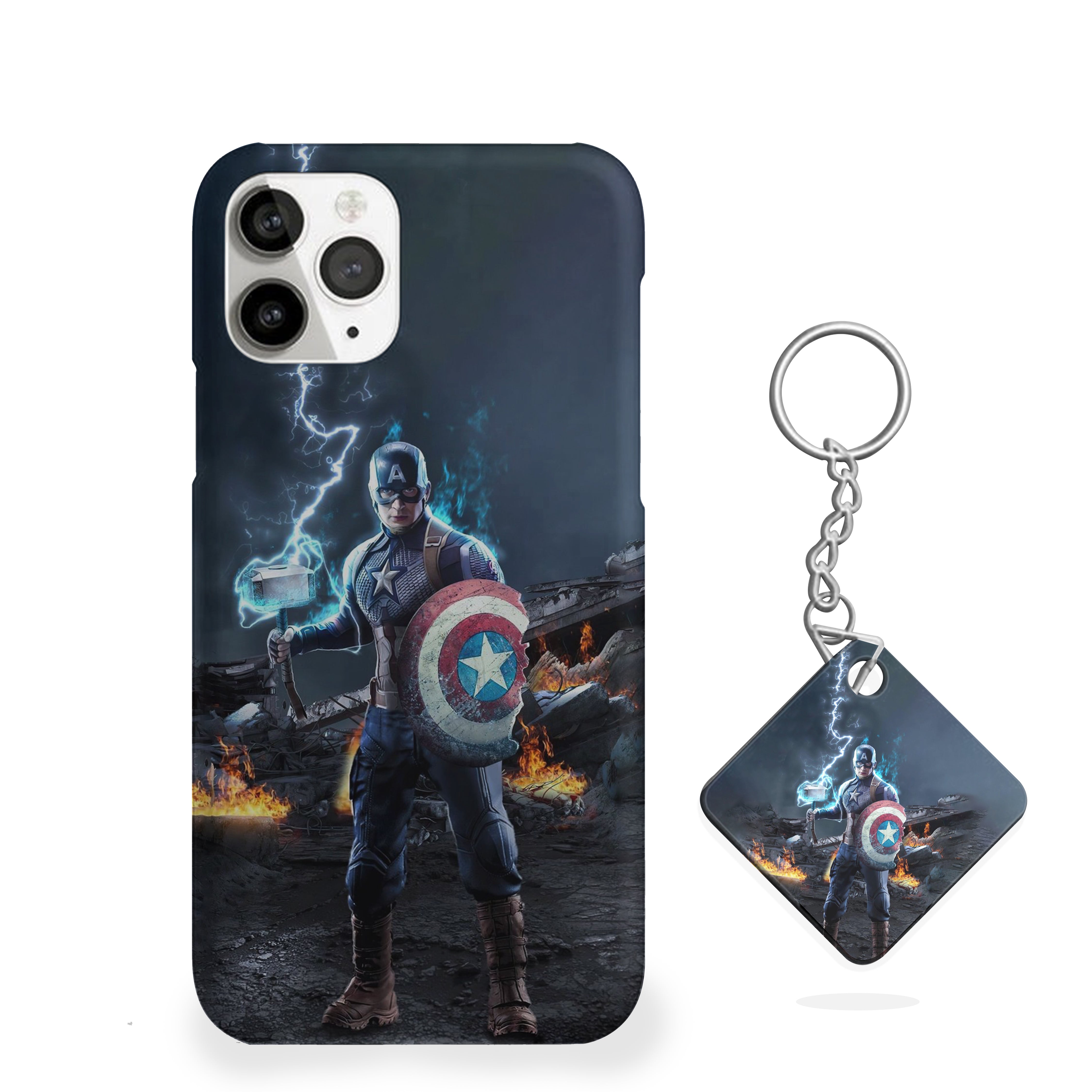 Captain America electrifying energy Phone Cover