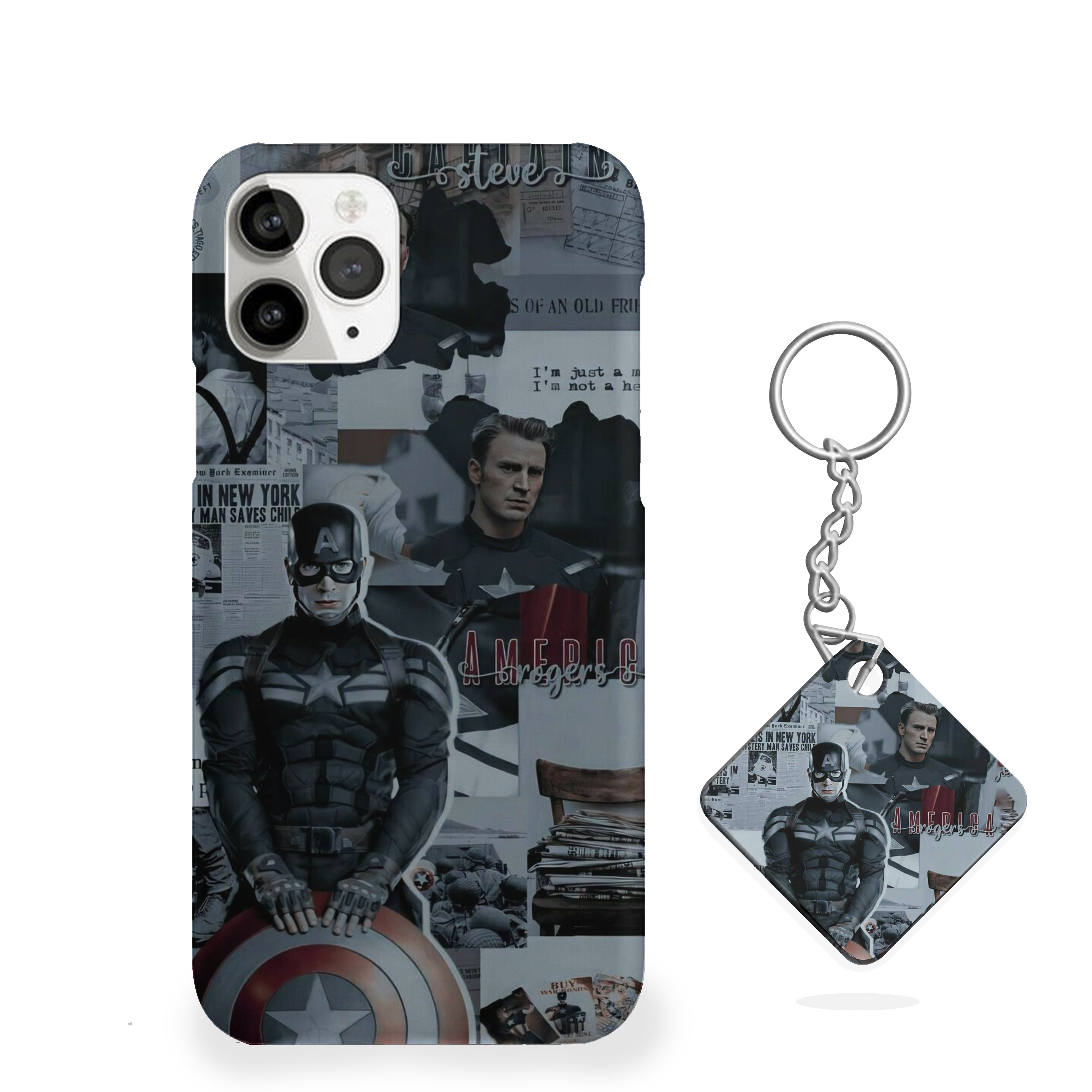 Captain America collage Phone Cover