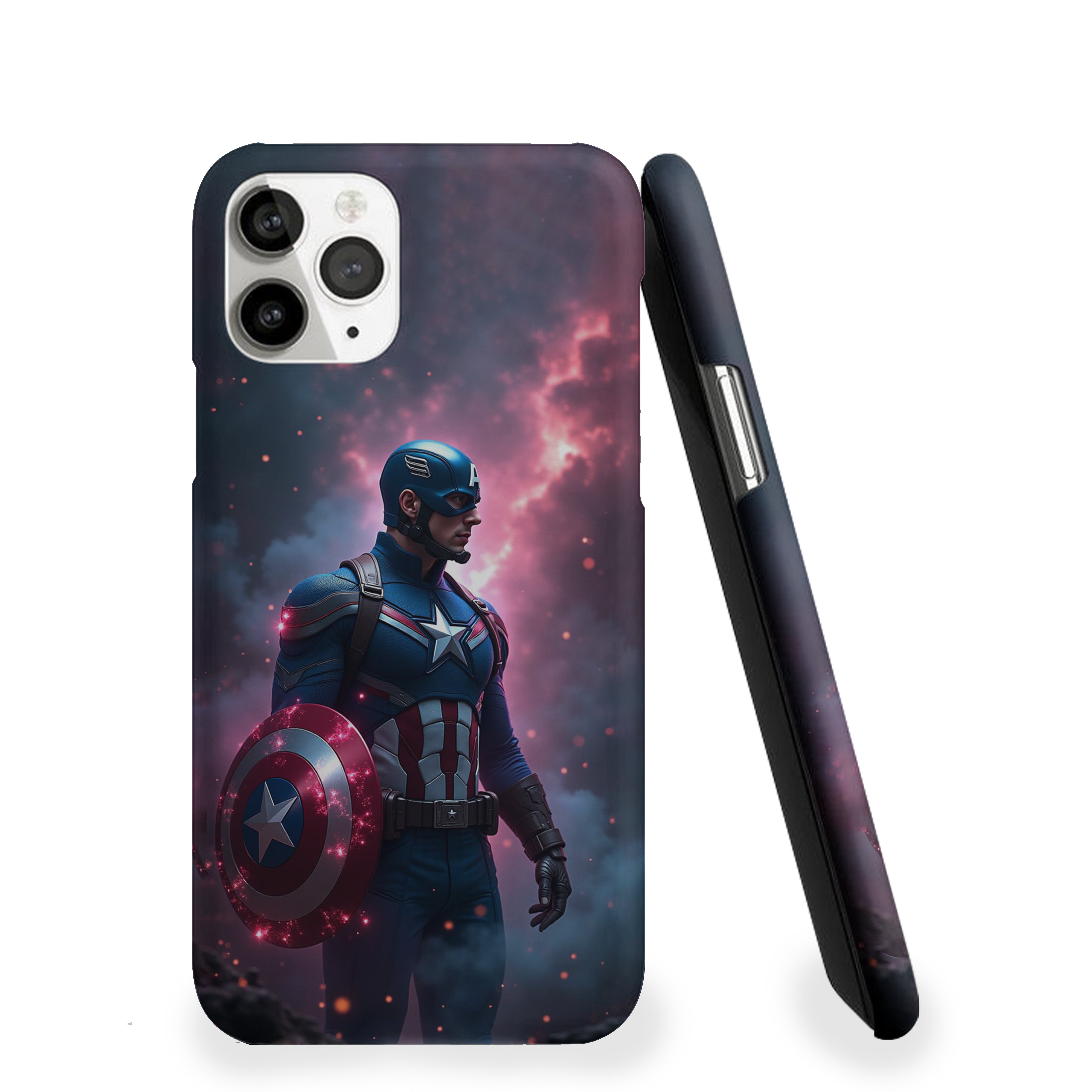 Captain America Purple Energy Phone Cover