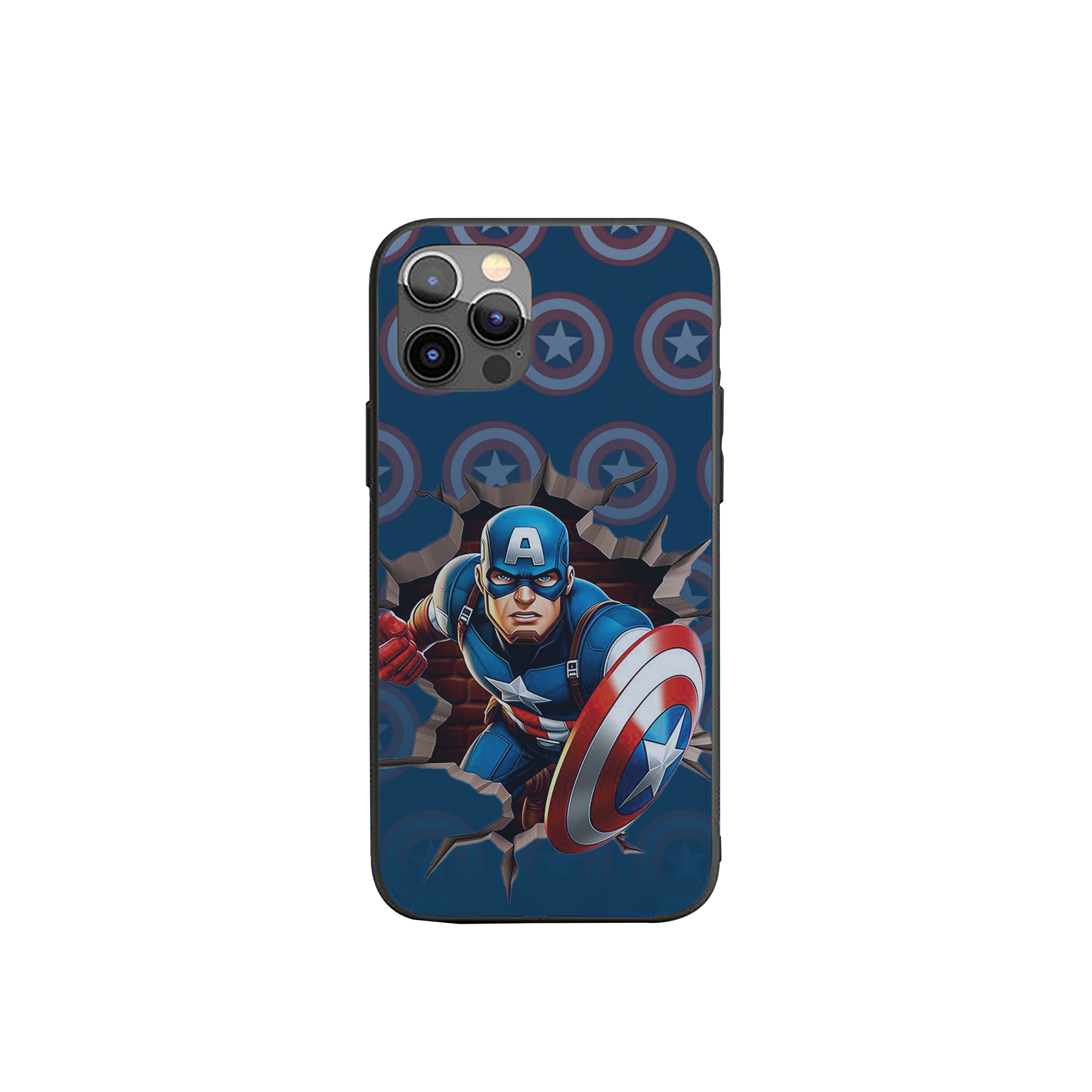 Captain’s Crash Captain America Silicone Armored Phone Case