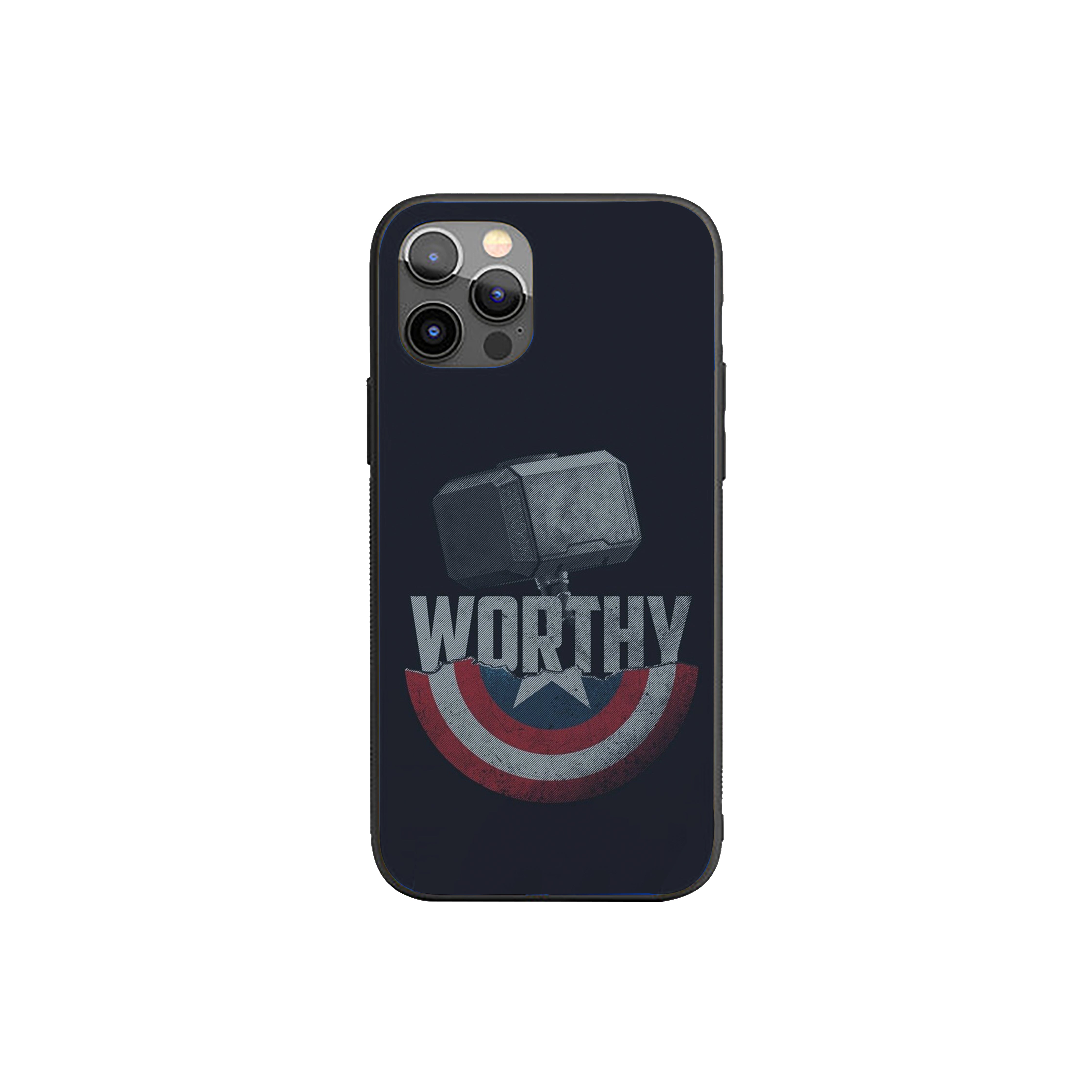 Worthy Warrior Captain America Silicone Armored Phone Case
