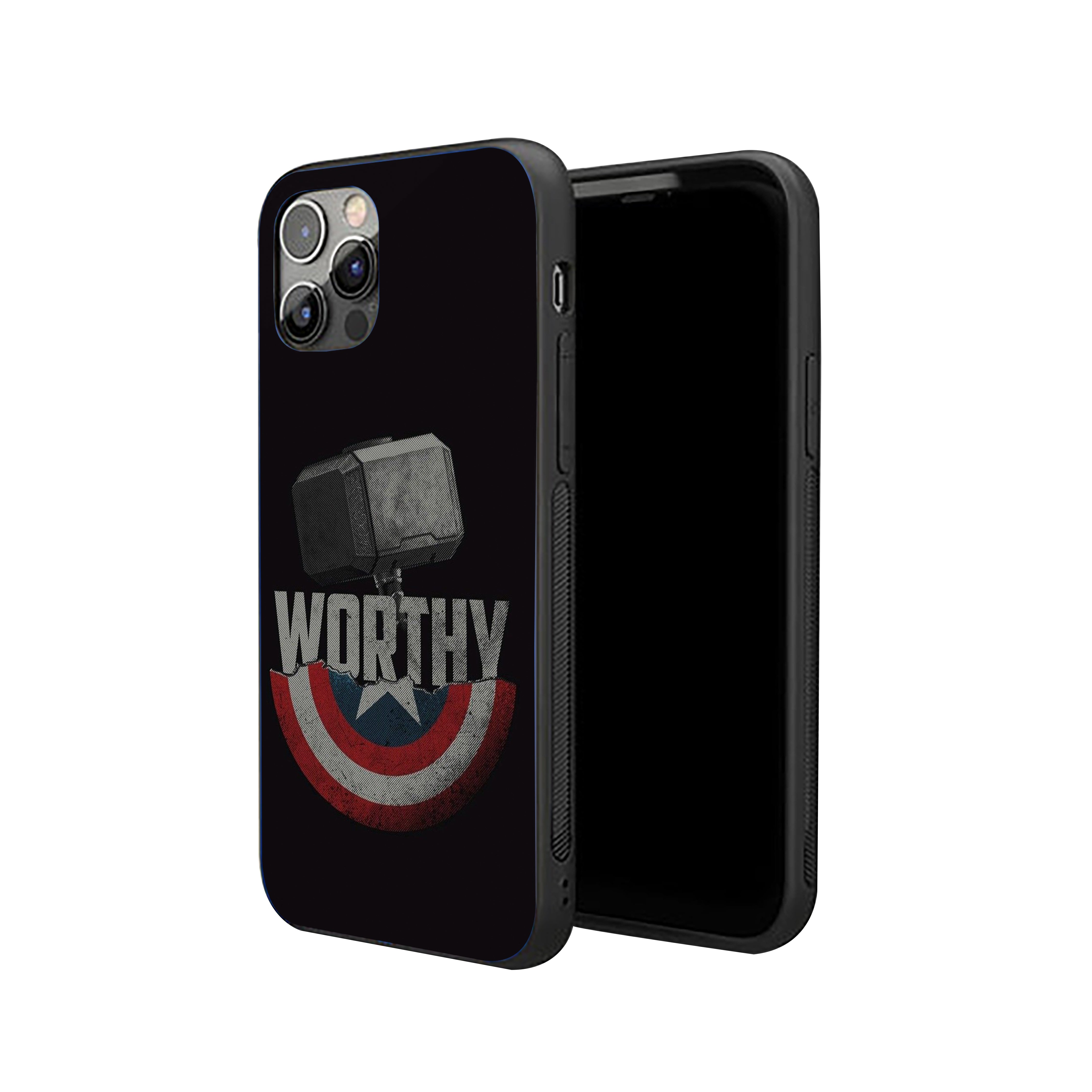 Worthy Warrior Captain America Silicone Armored Phone Case