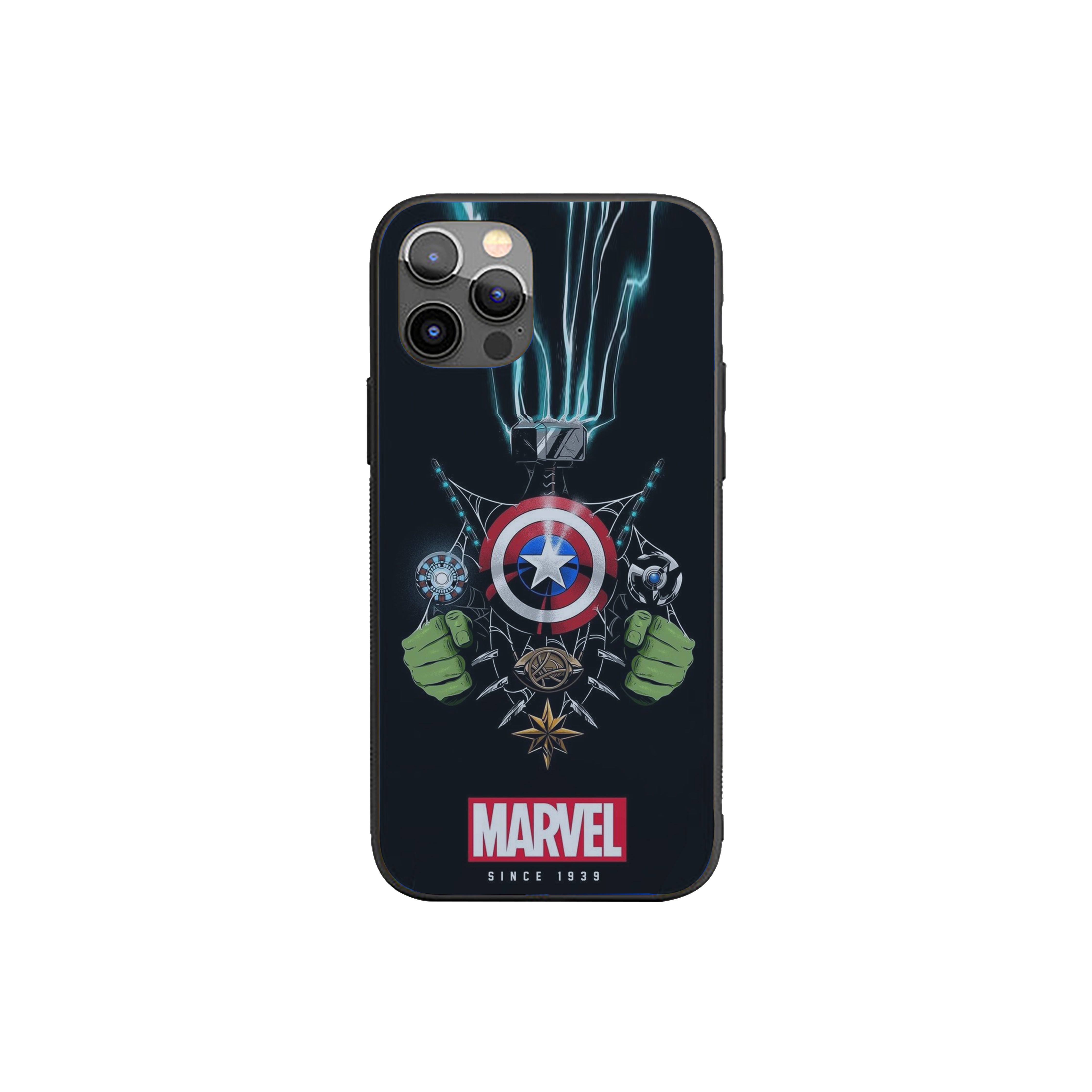 Marvel Legends United Captain America Silicone Armored Phone Case