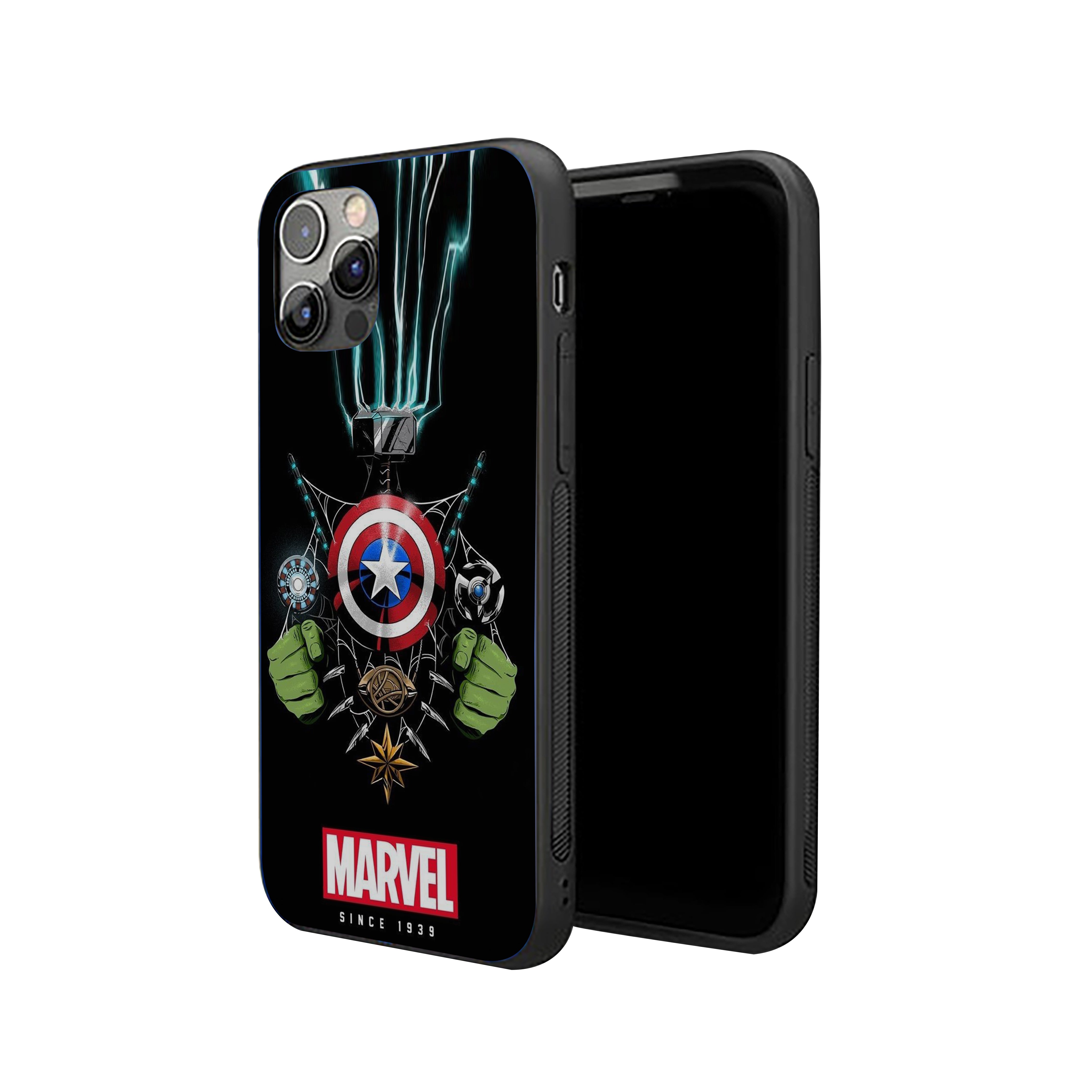 Marvel Legends United Captain America Silicone Armored Phone Case