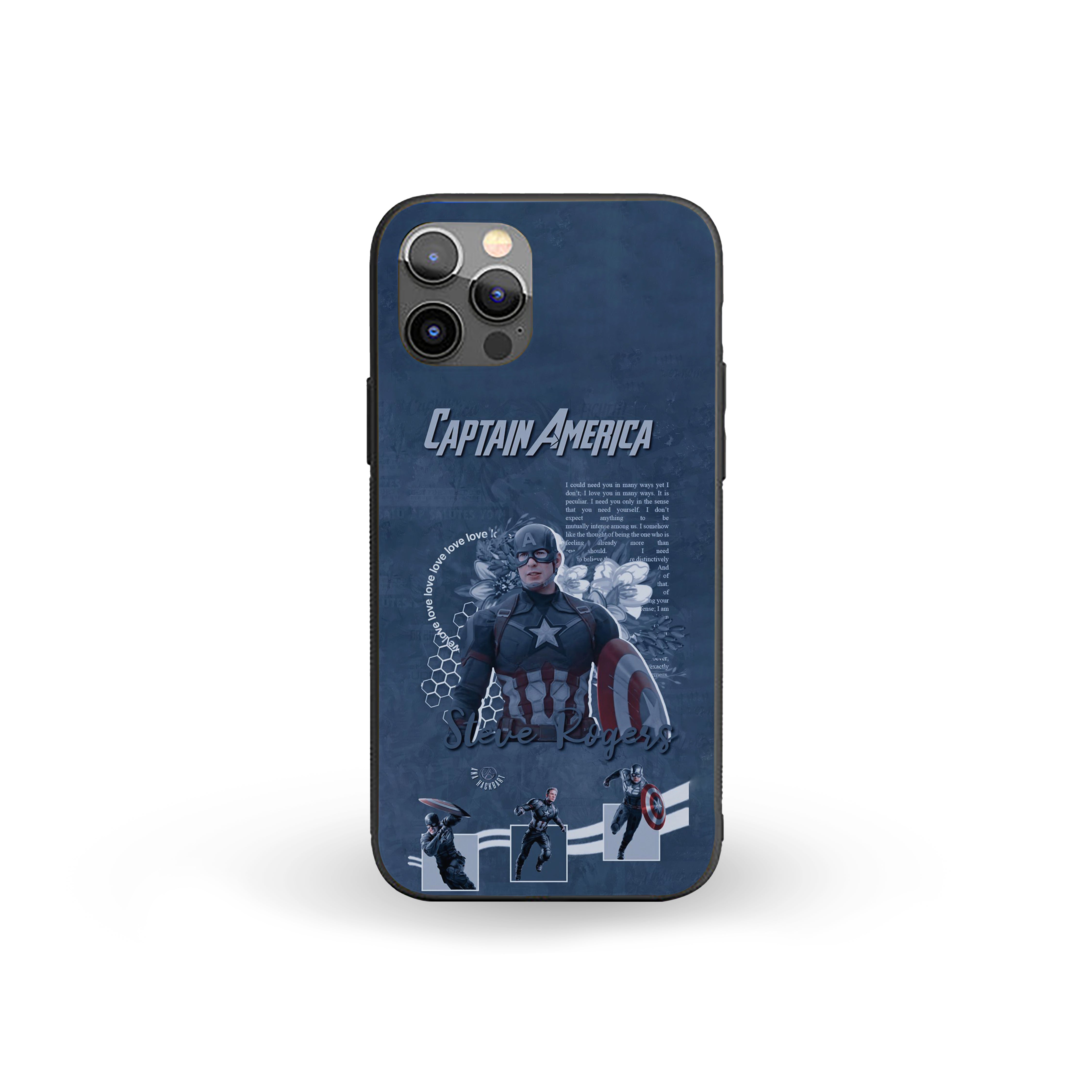 Steve’s Legacy Captain America Silicone Armored Phone Case