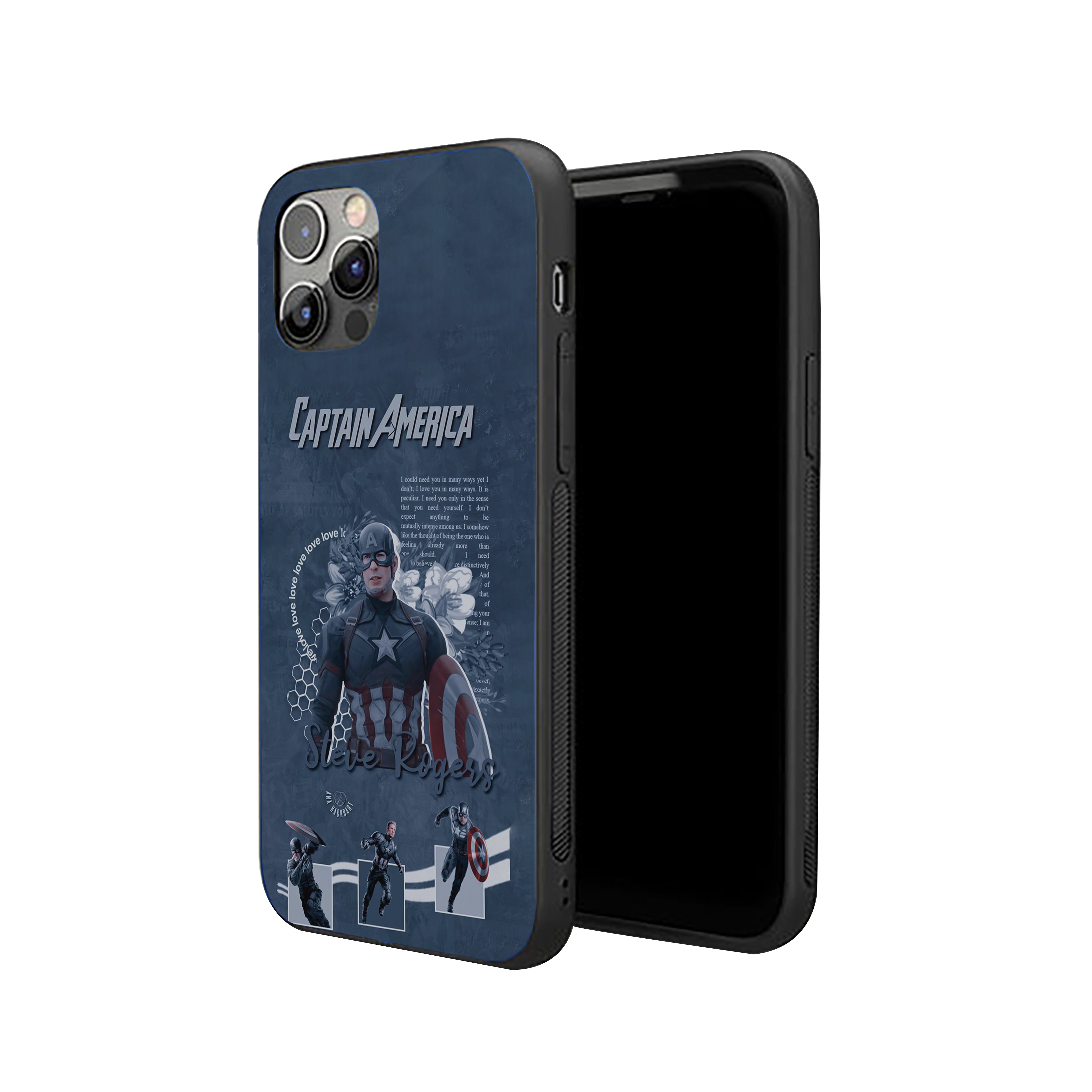 Steve’s Legacy Captain America Silicone Armored Phone Case