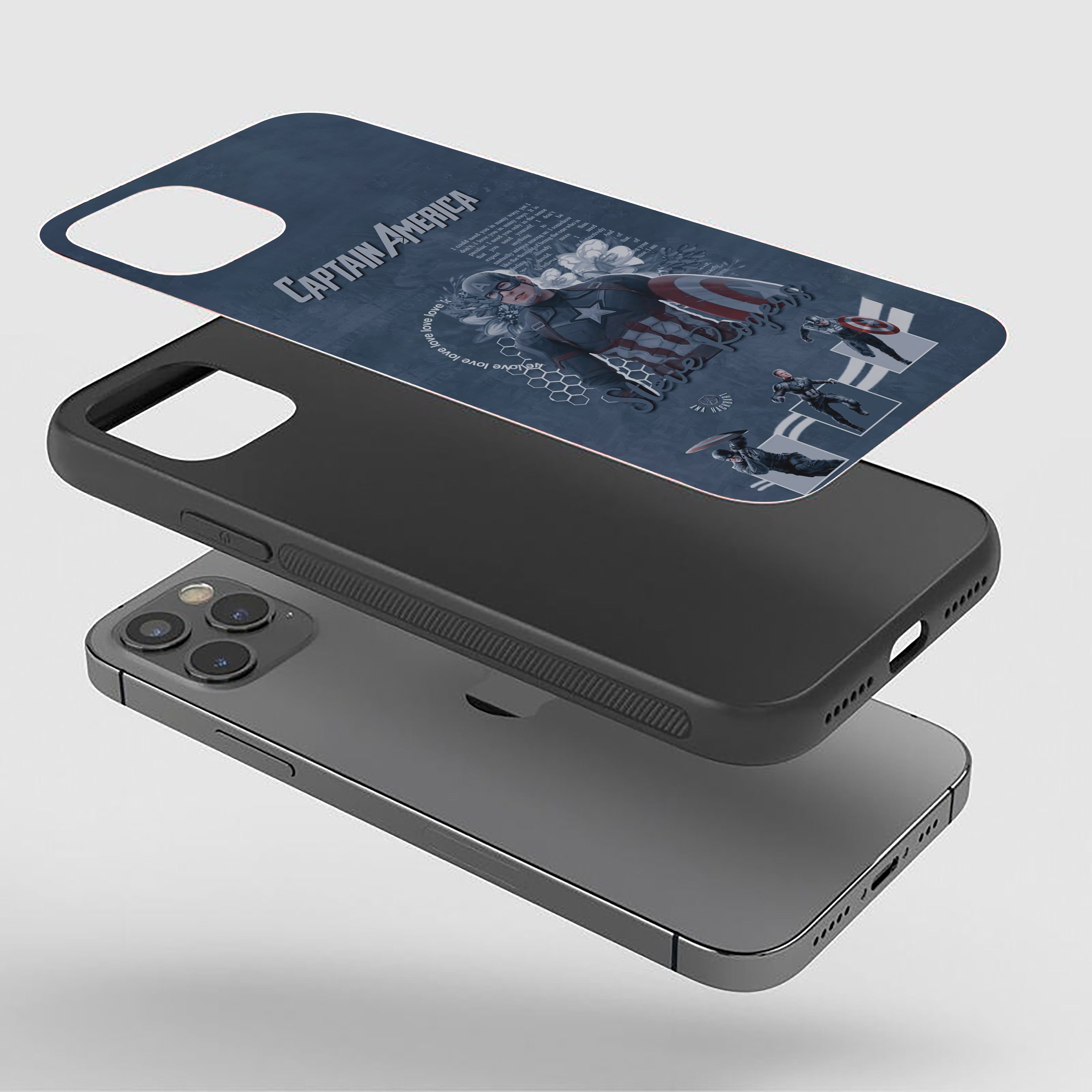 Steve’s Legacy Captain America Silicone Armored Phone Case
