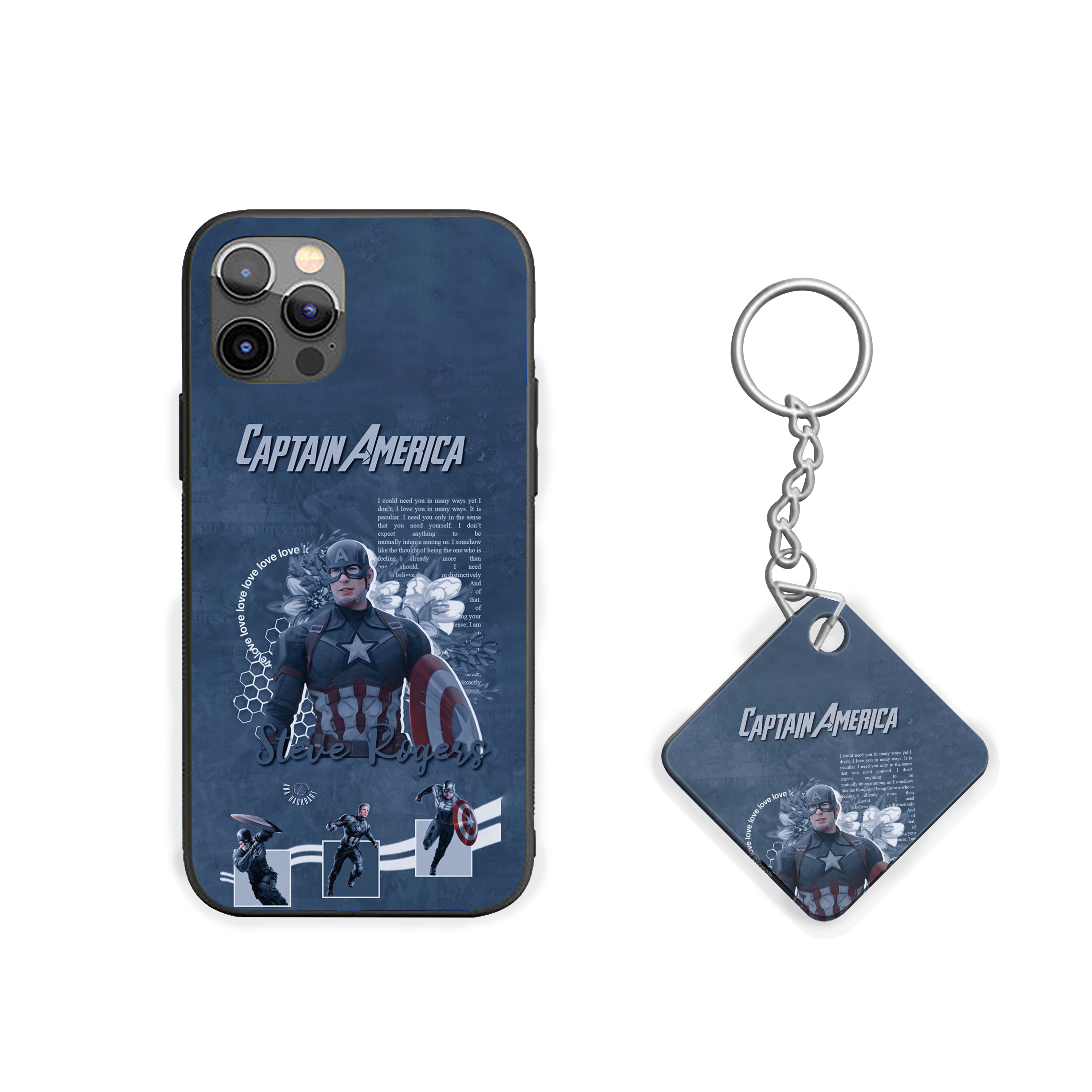 Steve’s Legacy Captain America Silicone Armored Phone Case