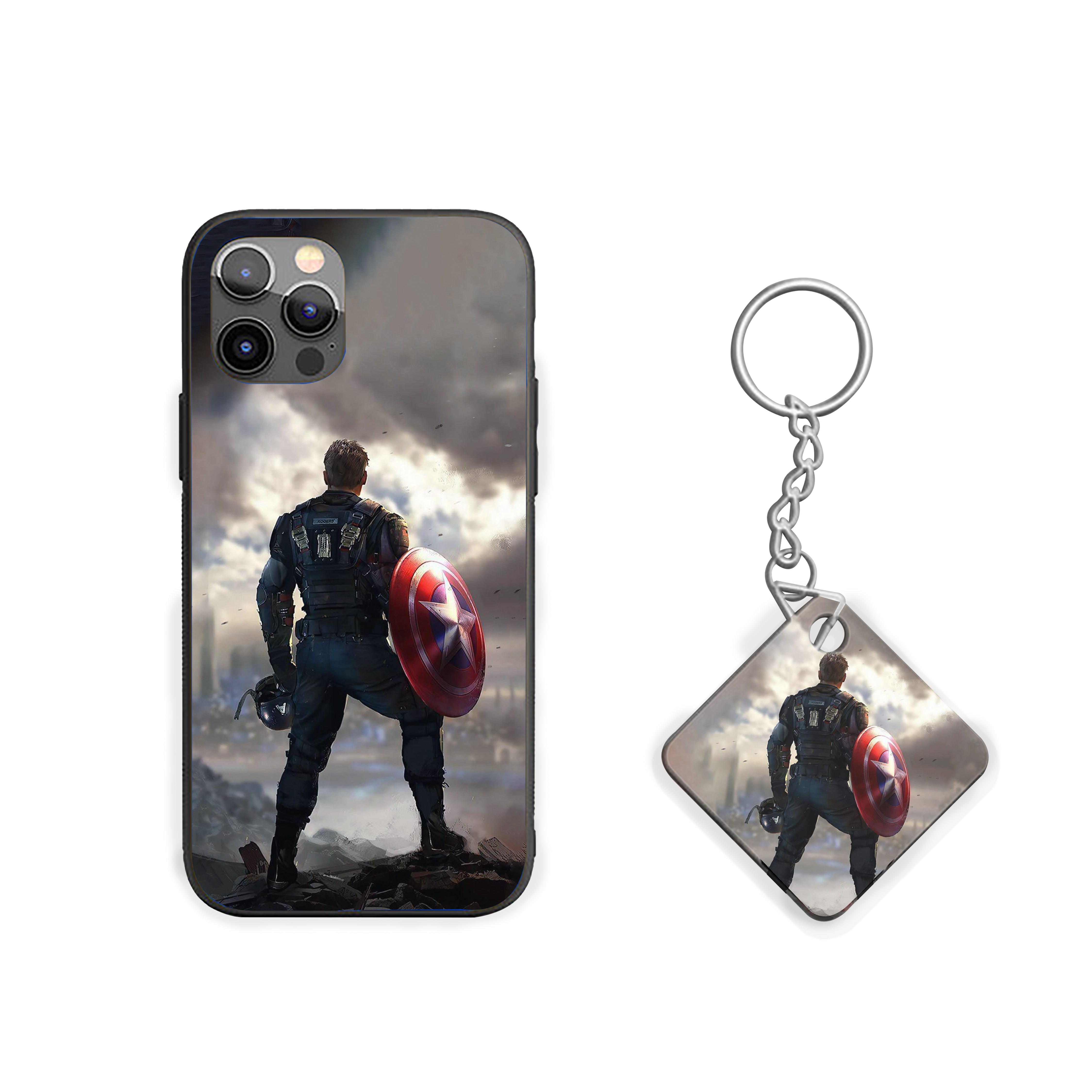 Captain’s Calm Captain America Silicone Armored Phone Case