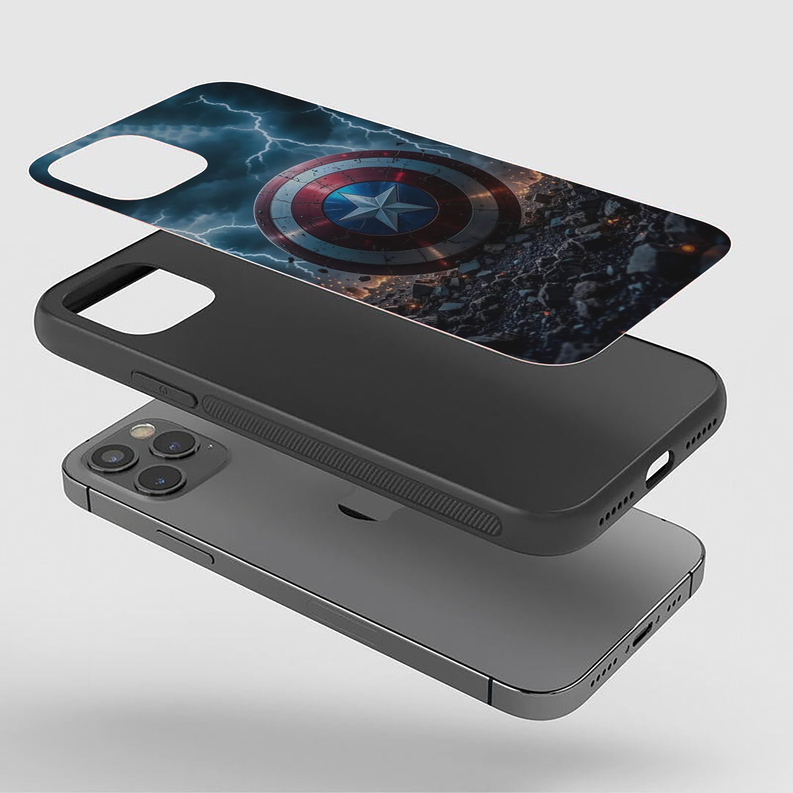 Captain AmericaThe Sentinel of Liberty Silicone Armored Phone Case
