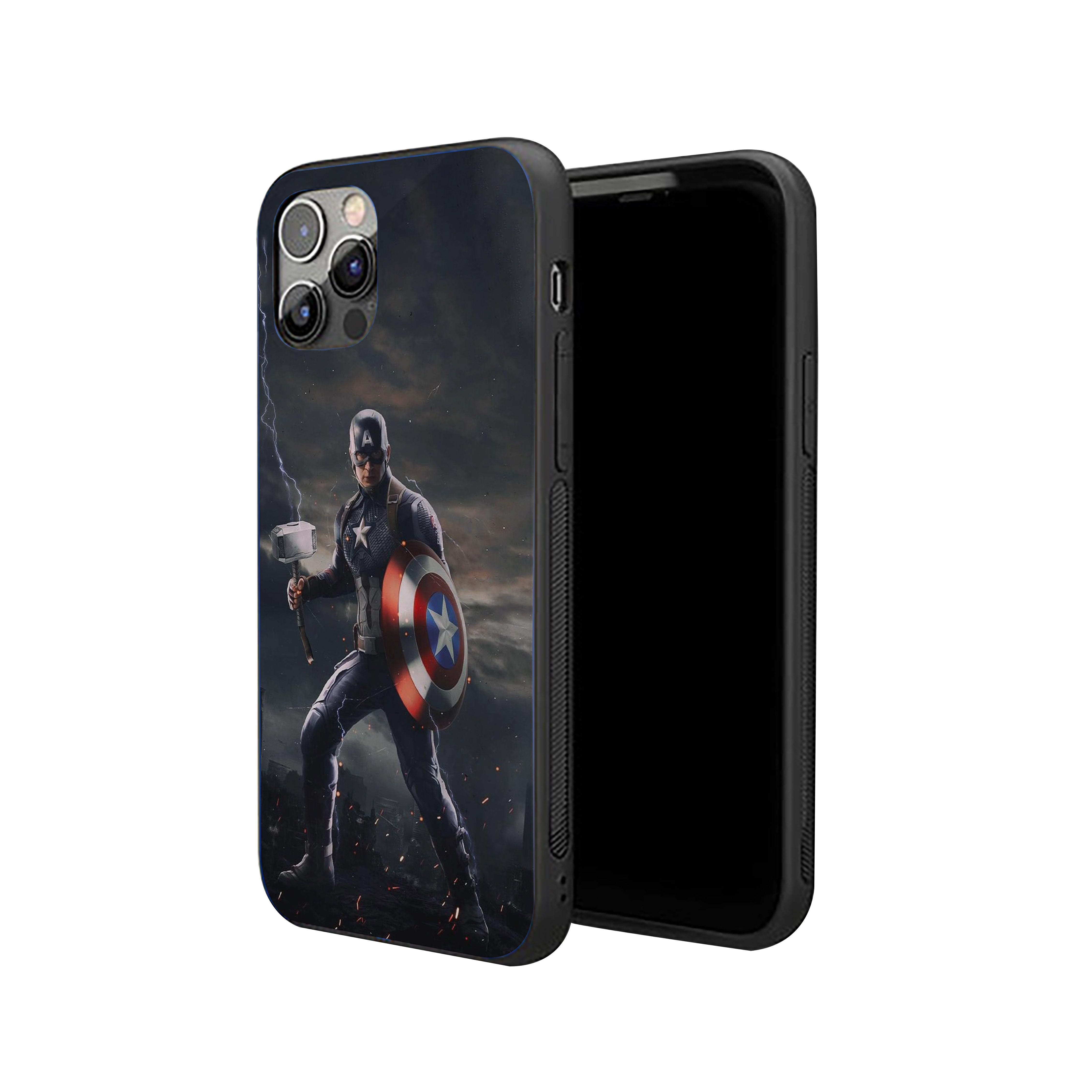 Stormbreaker Sentinel Captain America Silicone Armored Phone Case