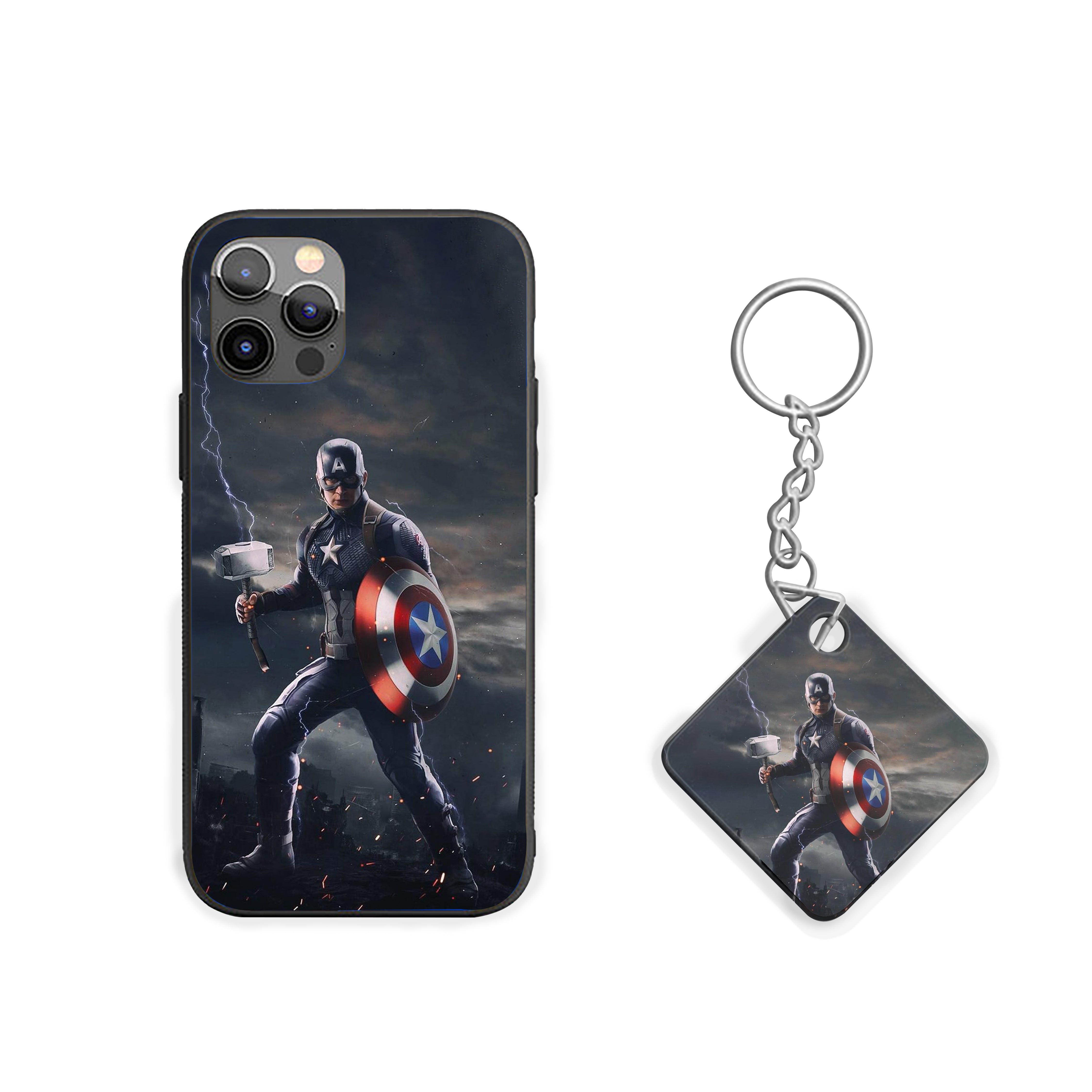 Stormbreaker Sentinel Captain America Silicone Armored Phone Case
